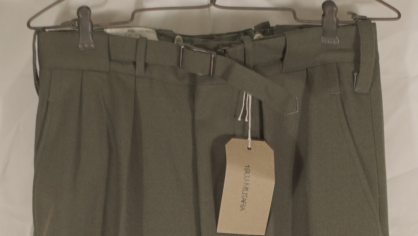 Dated 1963 Deadstock British Army Flannel Trousers