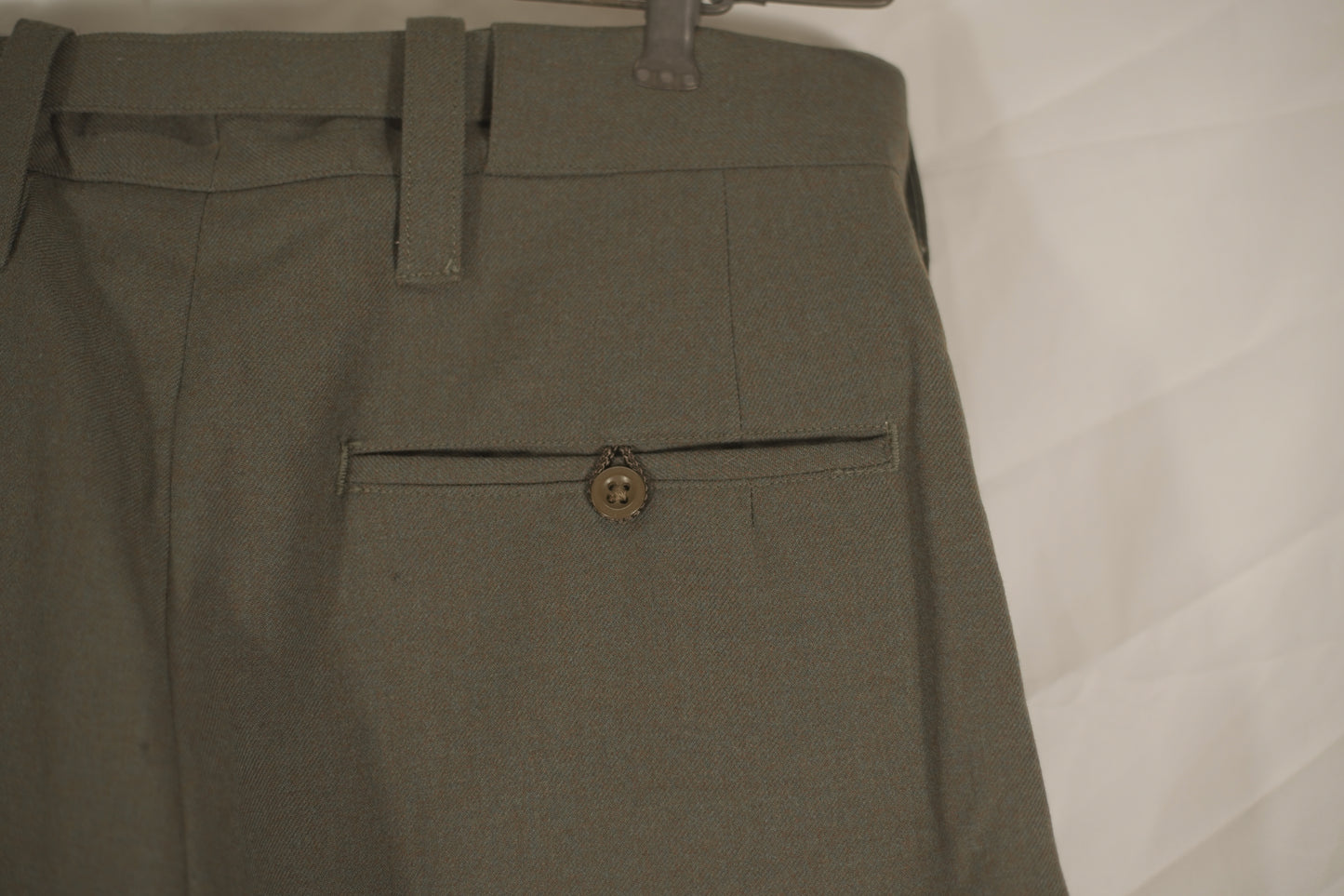 Dated 1963 Deadstock British Army Flannel Trousers