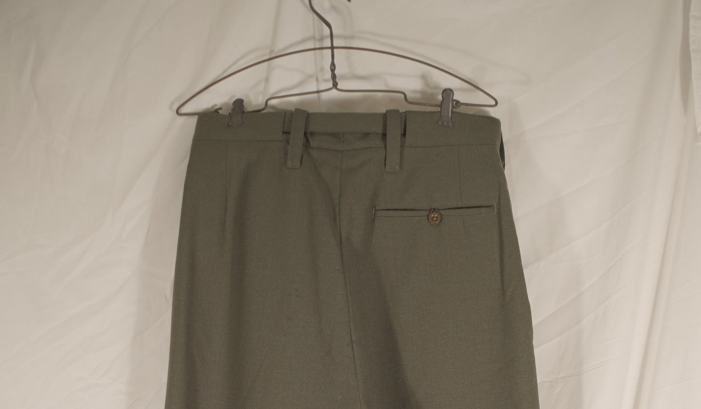 Dated 1963 Deadstock British Army Flannel Trousers