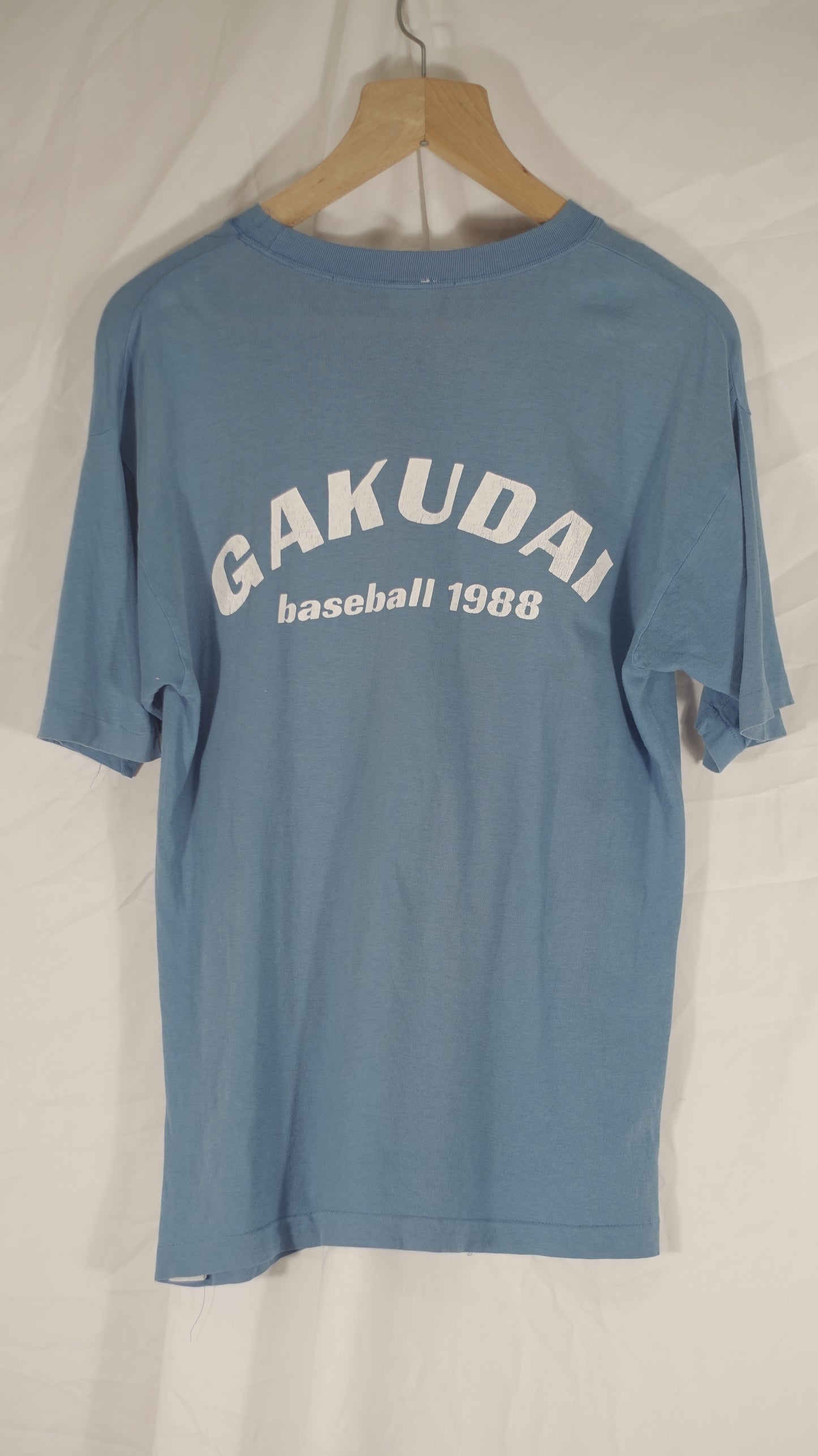 Made In Tokyo 1988 Baseball Blue Single Stitch T Shirt