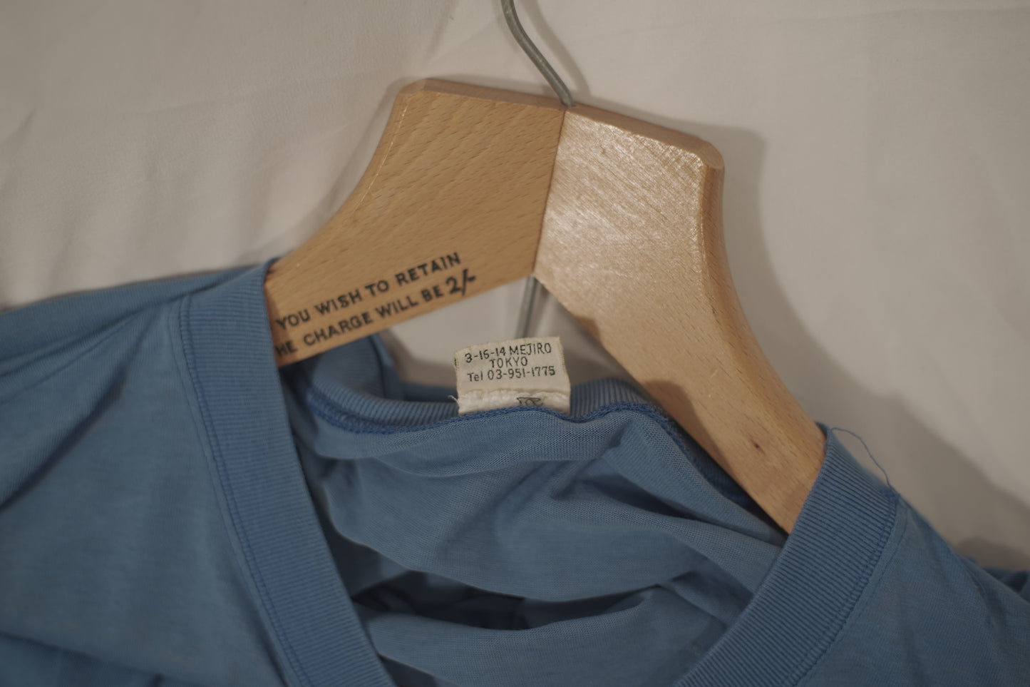 Made In Tokyo 1988 Baseball Blue Single Stitch T Shirt