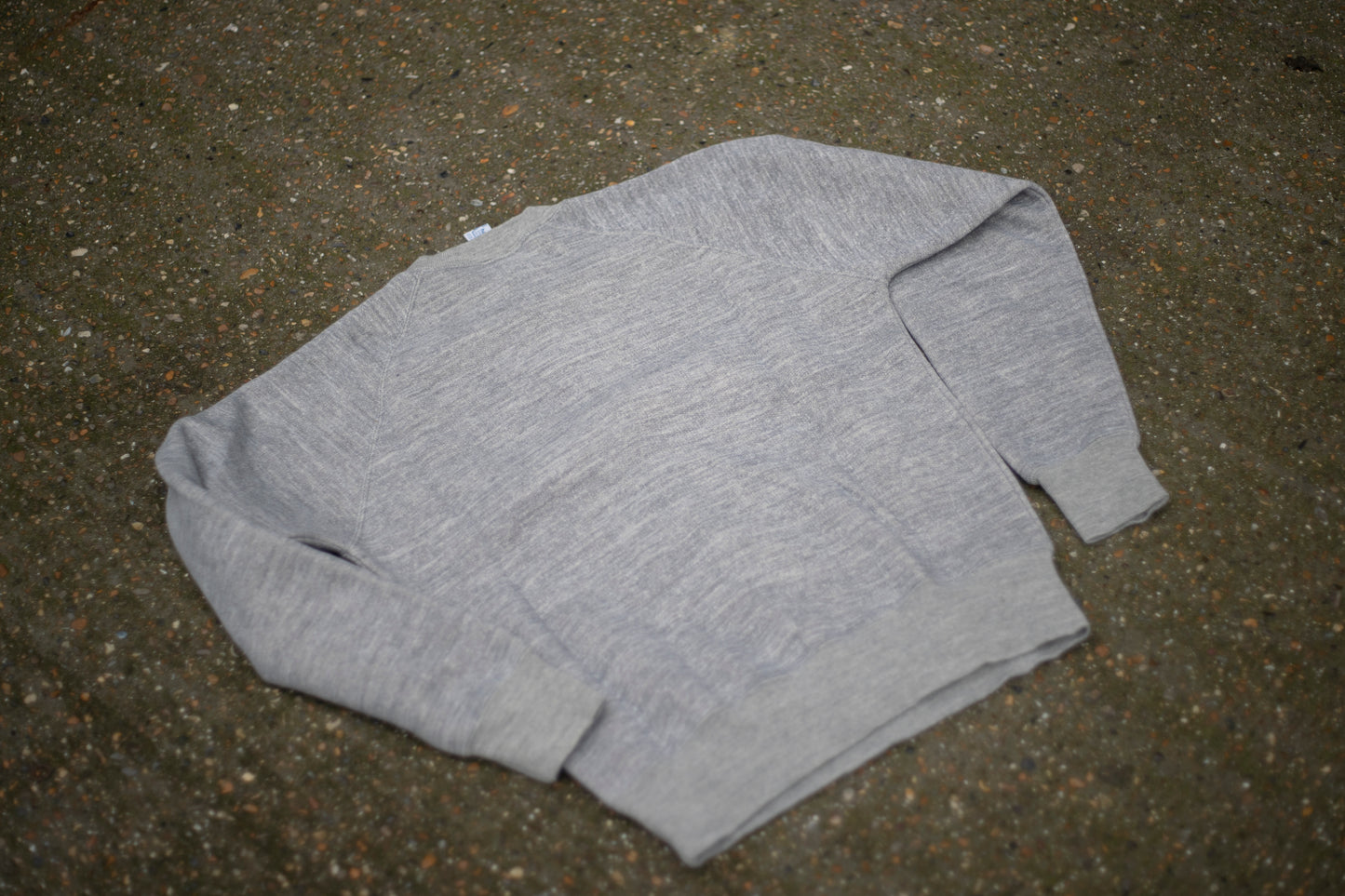 British 1970s Deadstock Raglan Crewneck 100% Cotton