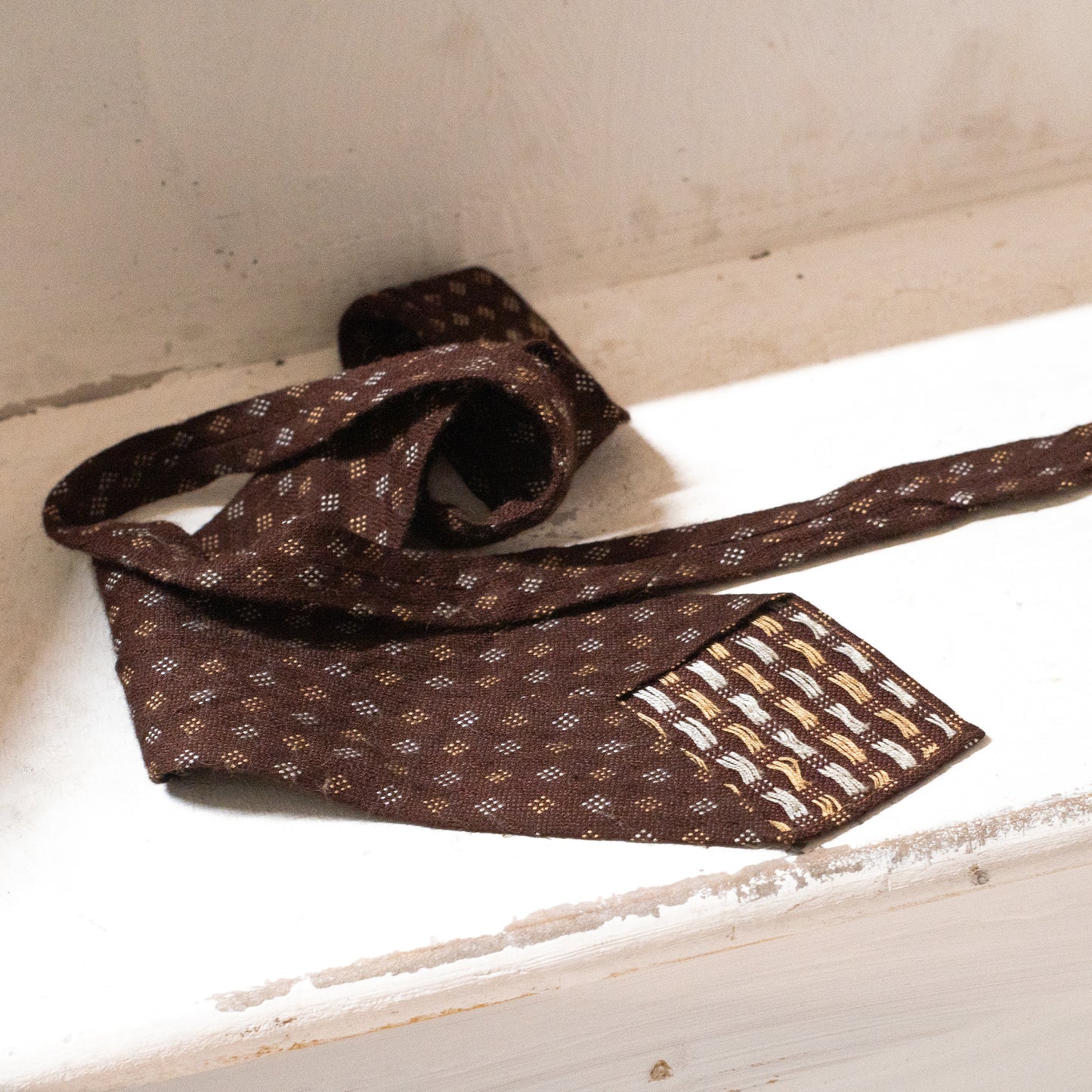 European 1940s Wool Neck Tie