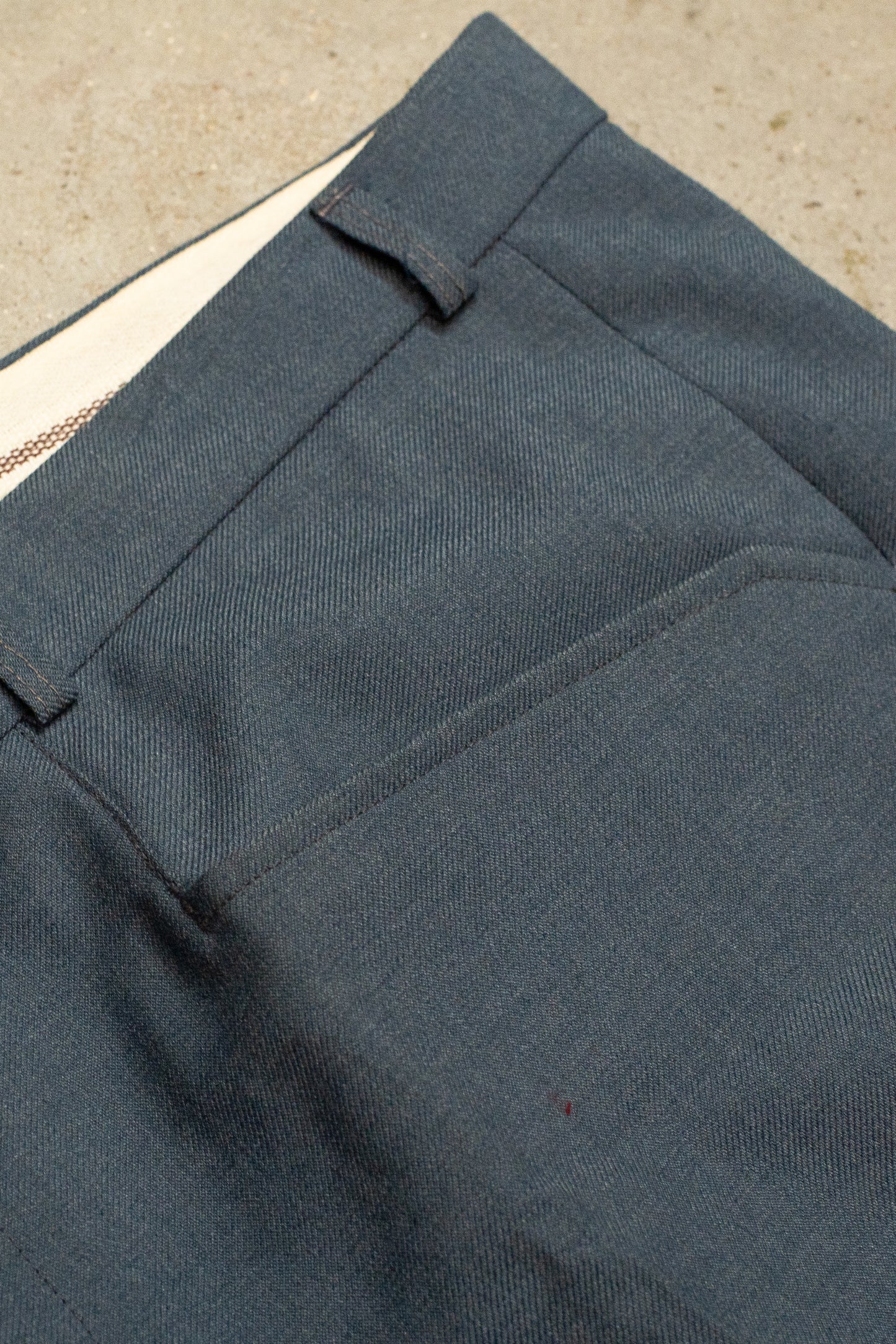 1970s Sword Zipper Detail Western Pocket Trousers