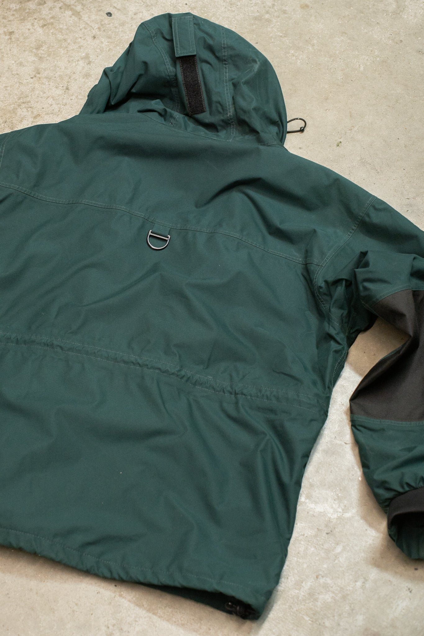 1990s Technical Fishing Jacket In Ventile Like Fabric