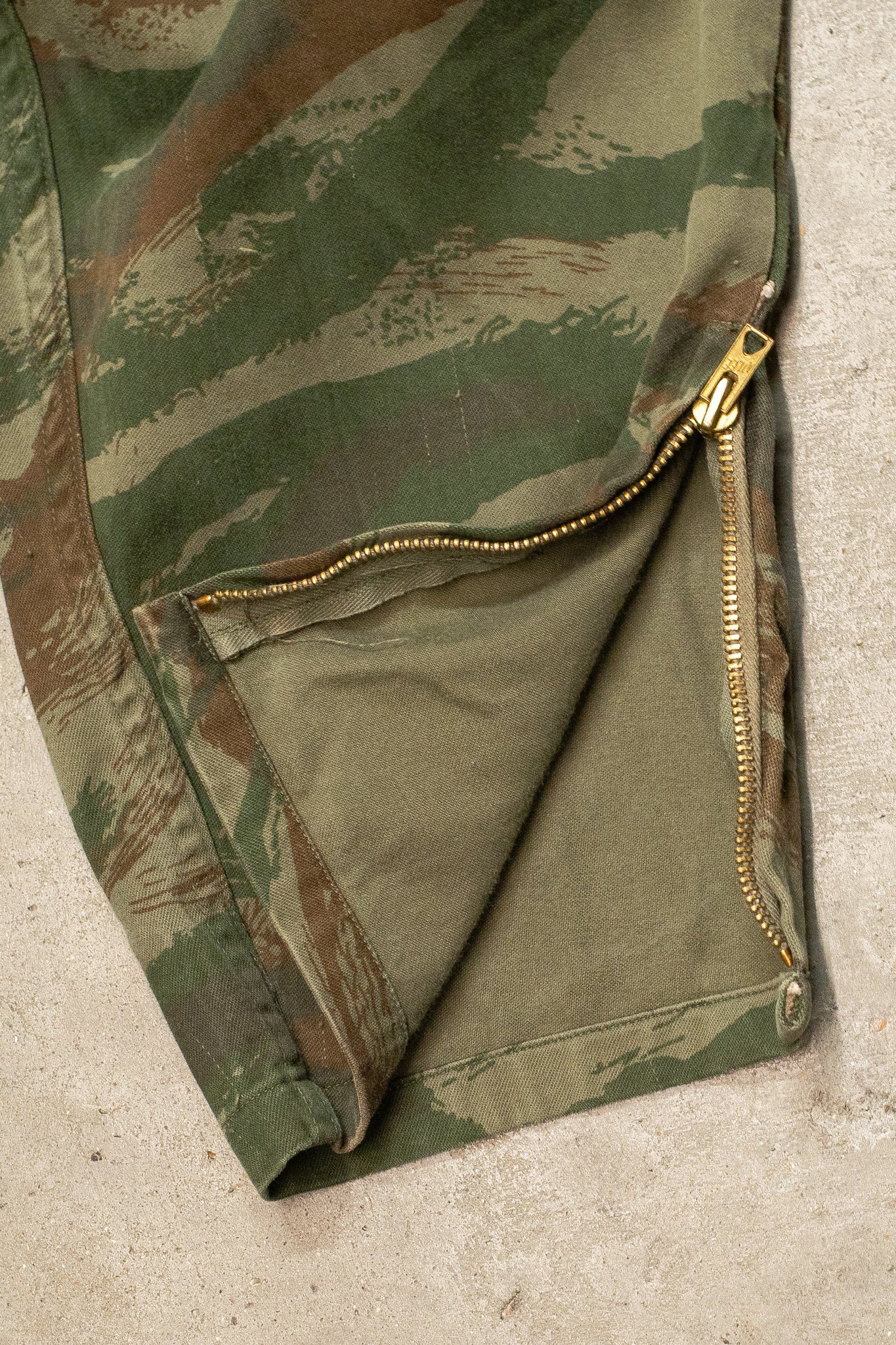French 1960s Lizard CAMO Para Trousers
