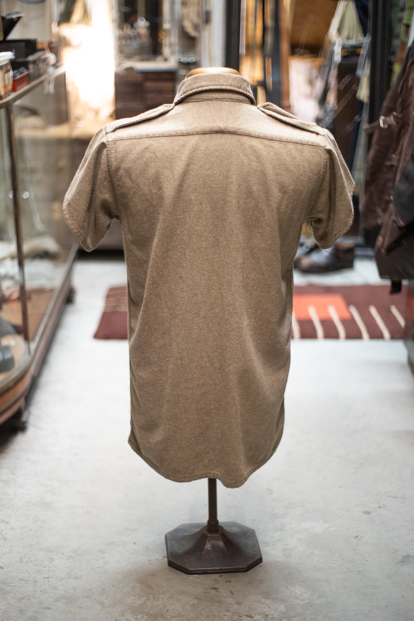 British Army 1960s 1970s Flannel Summer Service Shirt