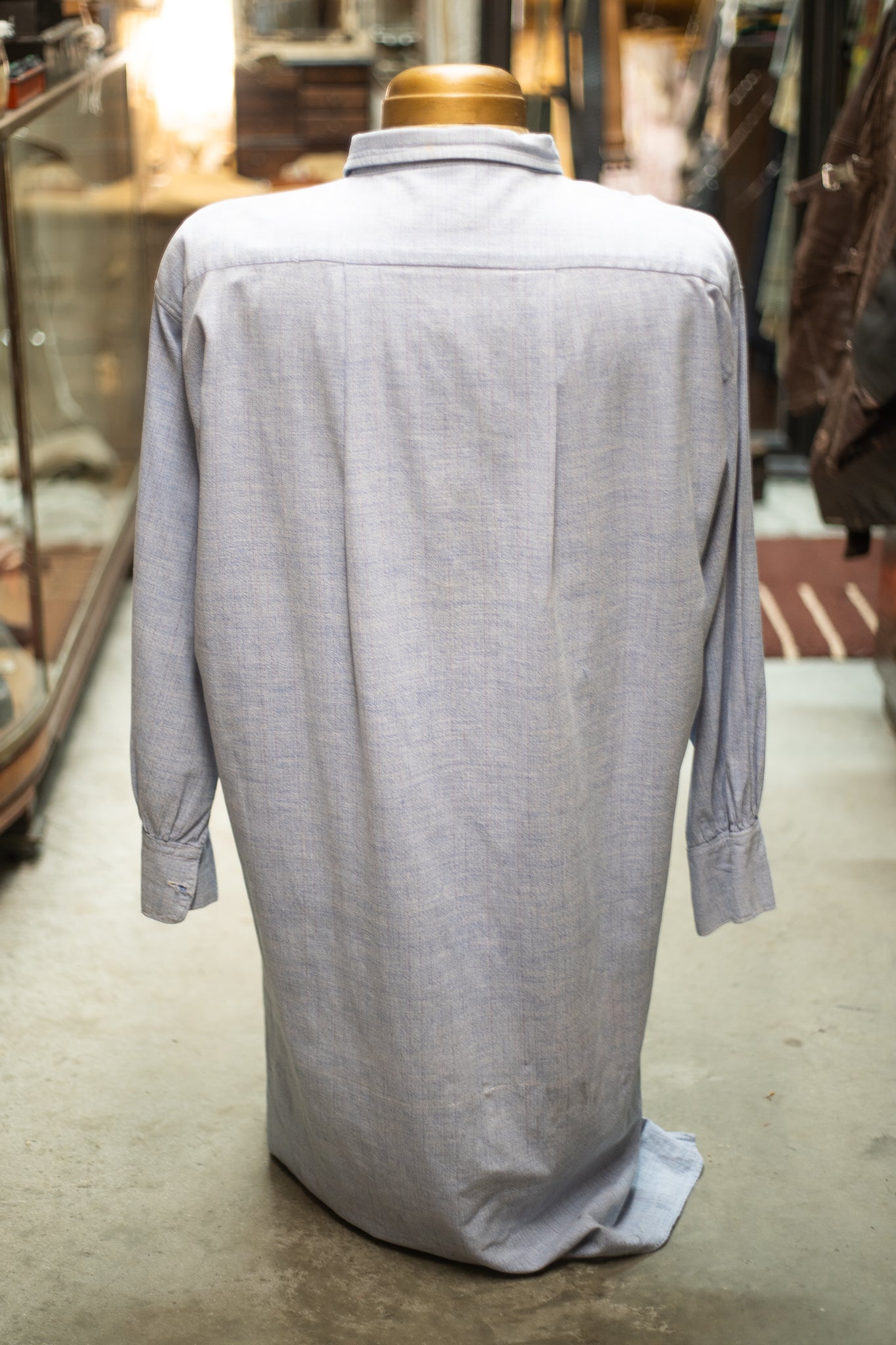 1910s 1920s Chambray Work Shirt