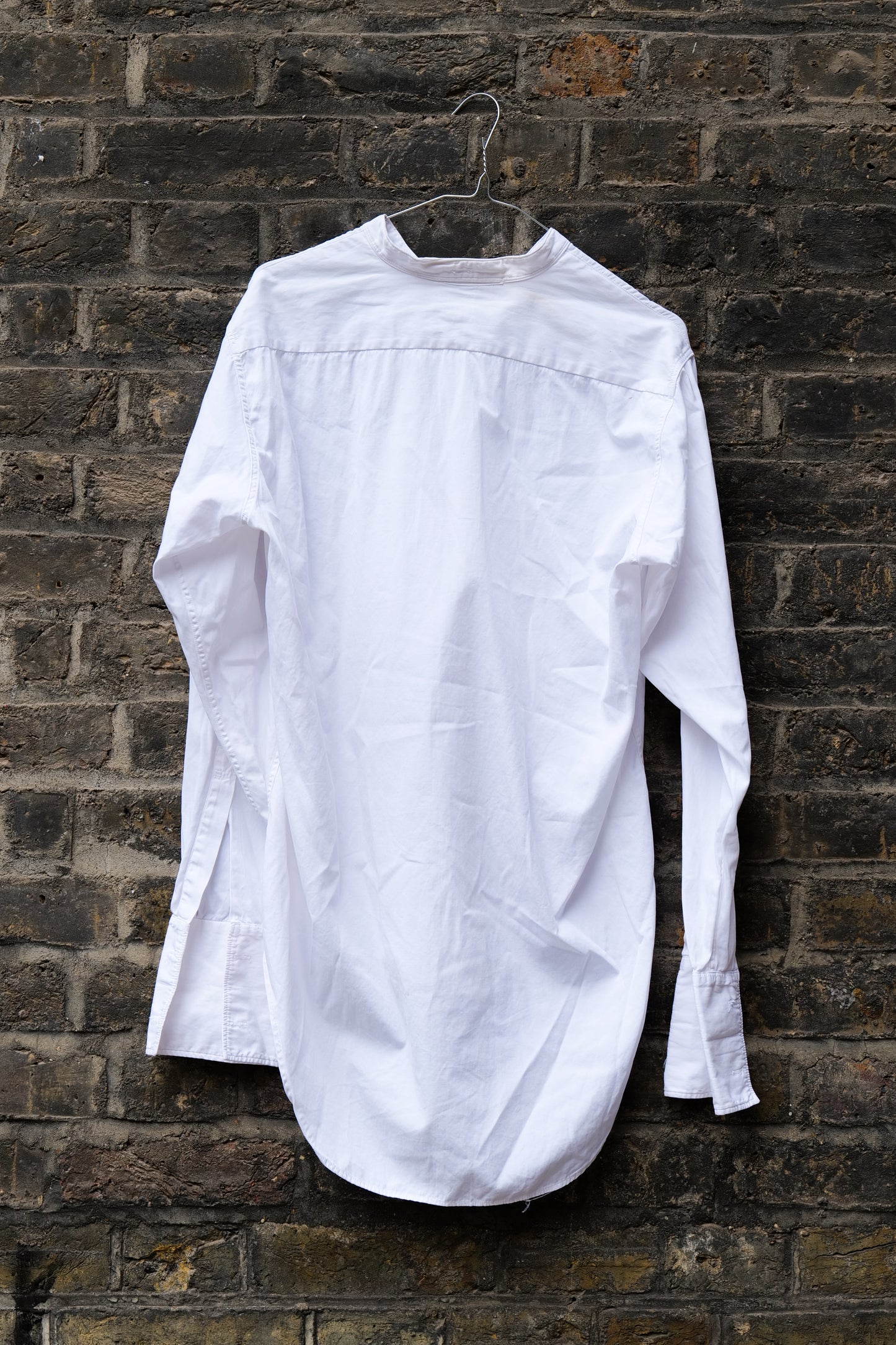 British Curved Hem Tail 1940s Shirt By Hope Brothers