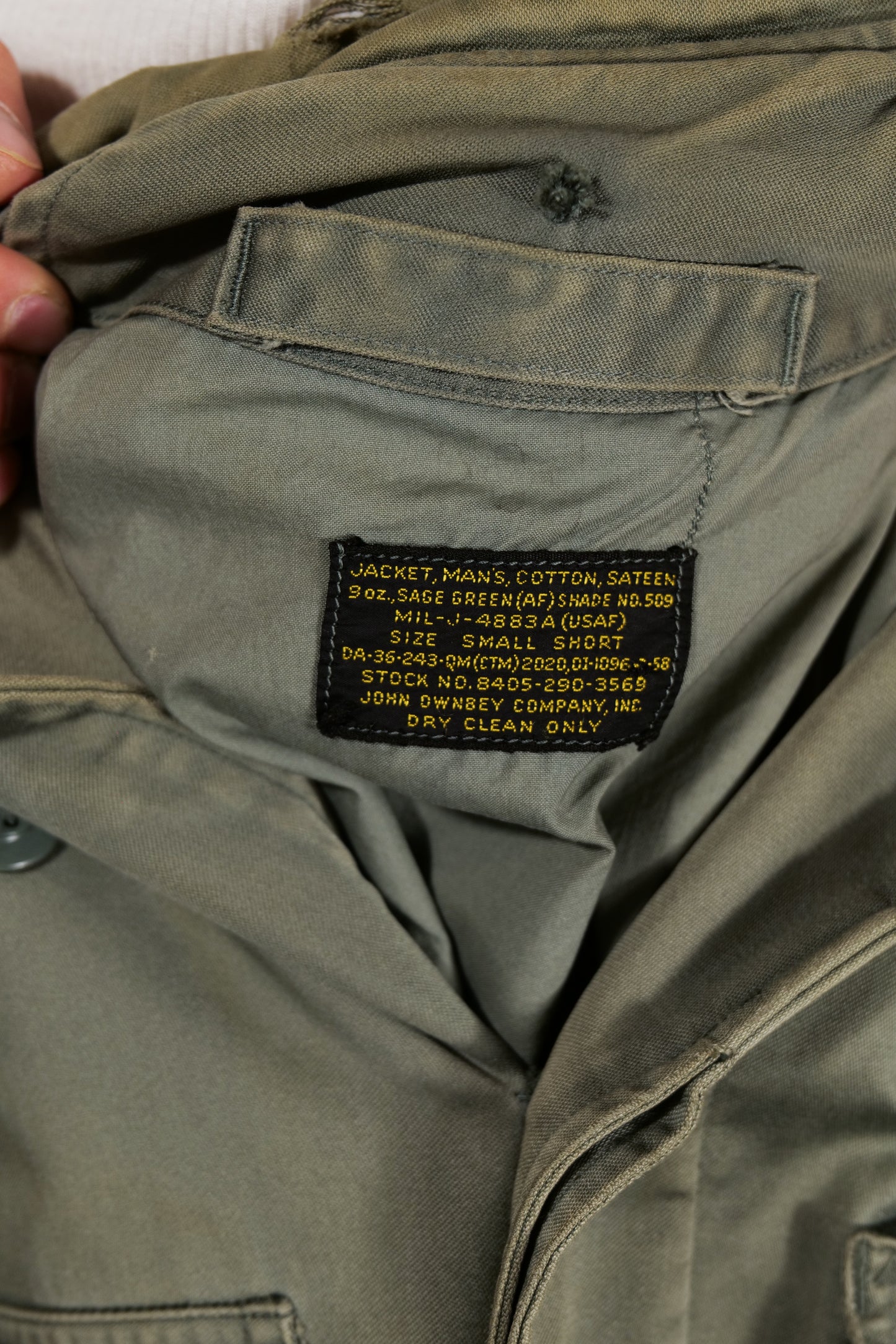 Rust Thrasher USAF 1950s Og107 Cotton Sateen Hooded Jacket