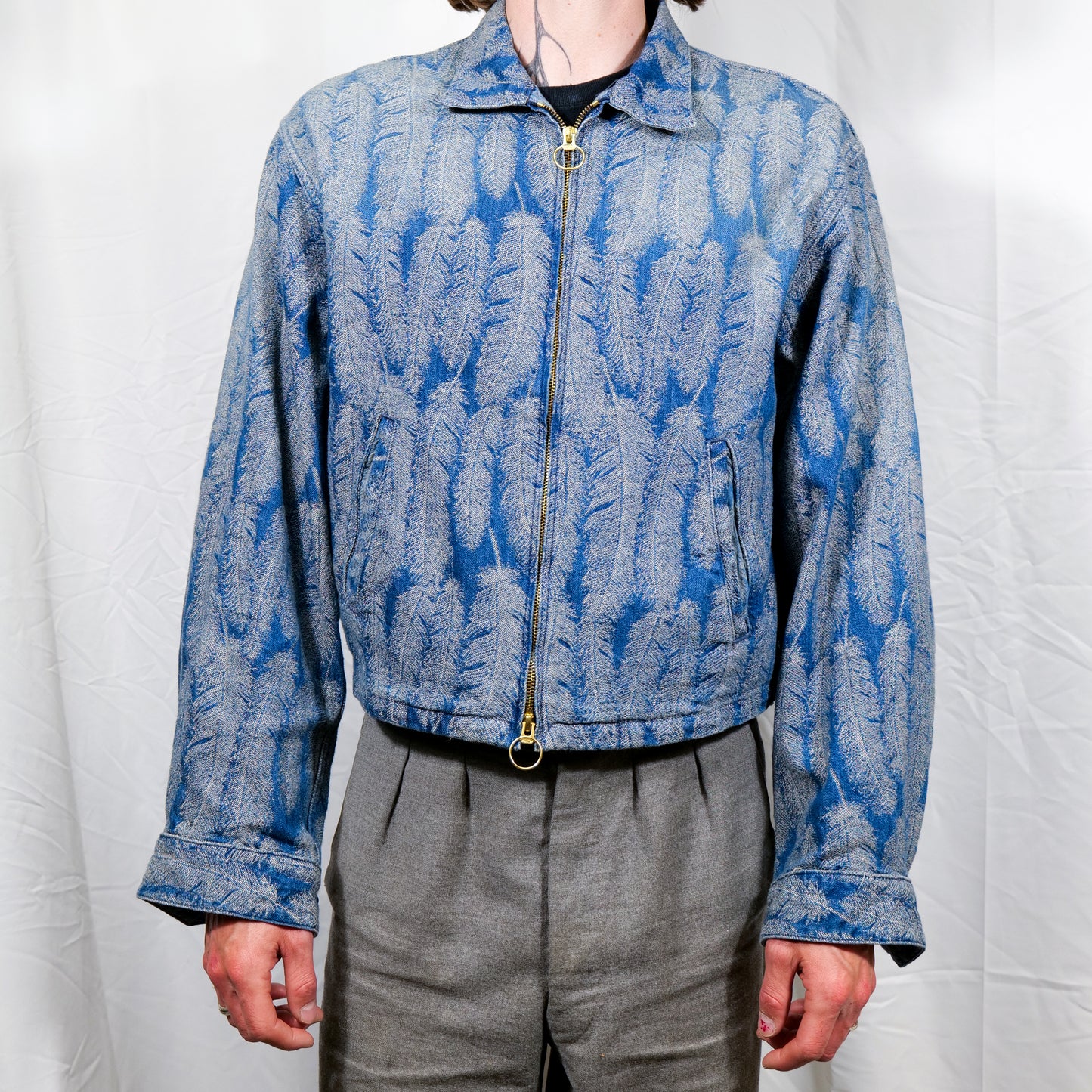 Kapital Drizzler Feather Denim Jacket