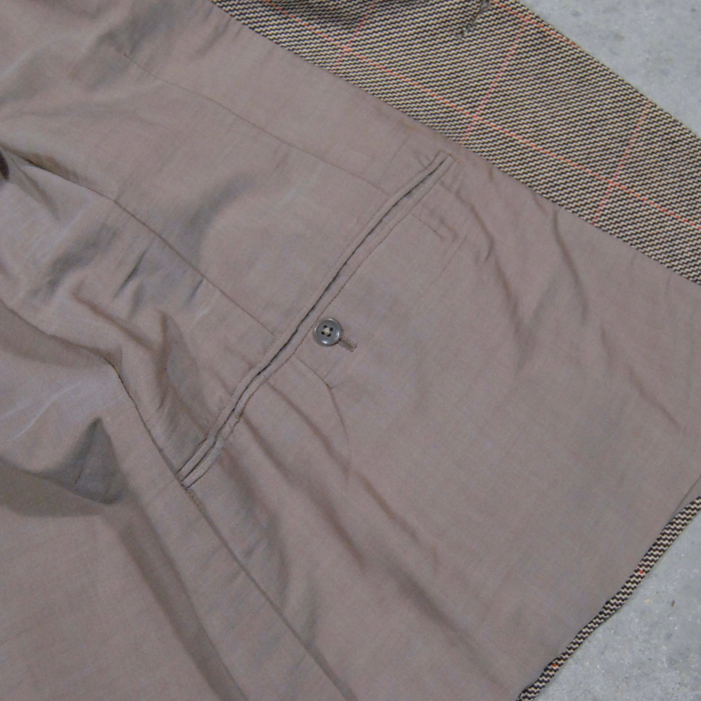 British 1930s Windowpane Three Piece Suit