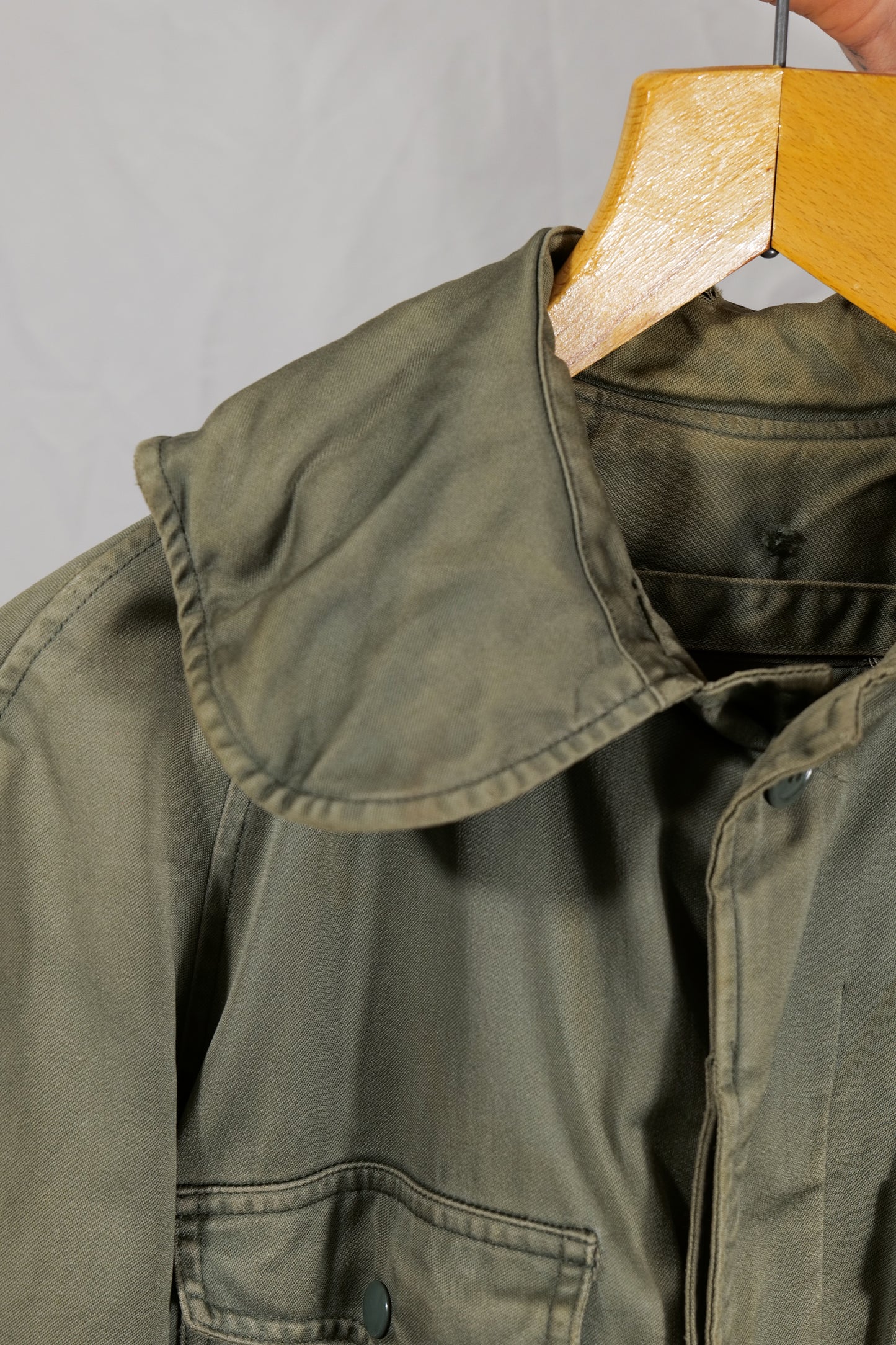 Rust Thrasher USAF 1950s Og107 Cotton Sateen Hooded Jacket