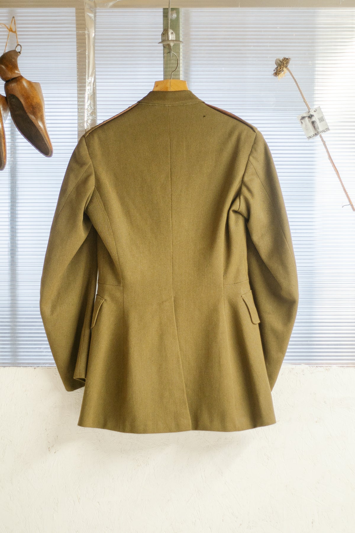 WW2 British Army Tunic With Civvie Horn Buttons