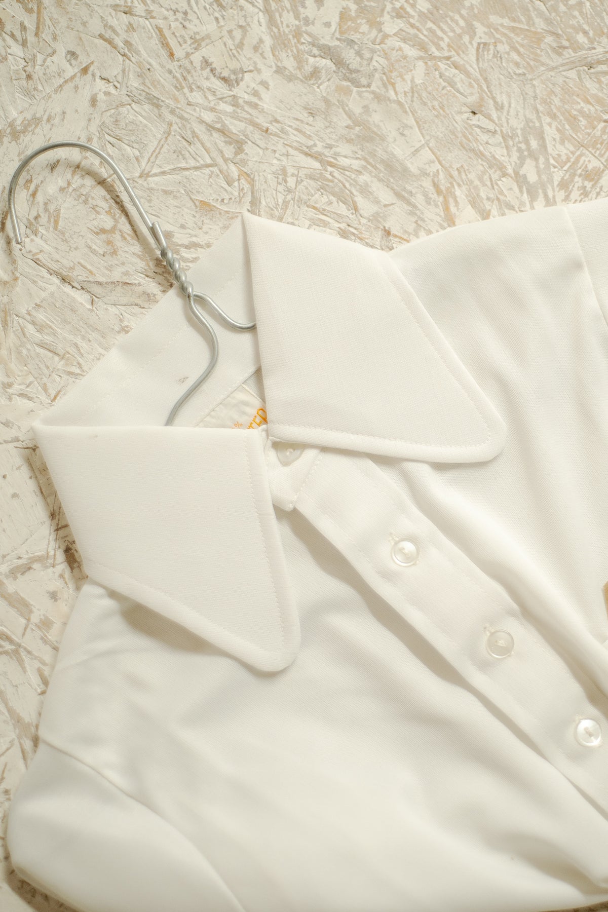 1970s Cyclist Spandex Style Beagle Collar Shirt