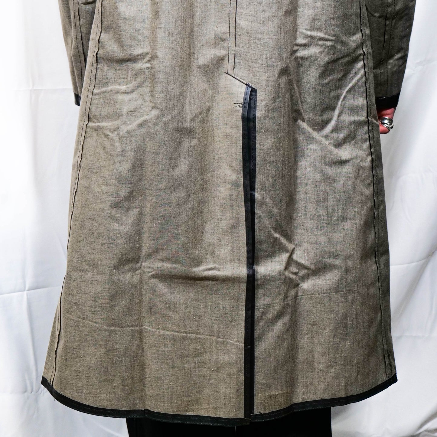 European 1960s Rubberised Rain Mac