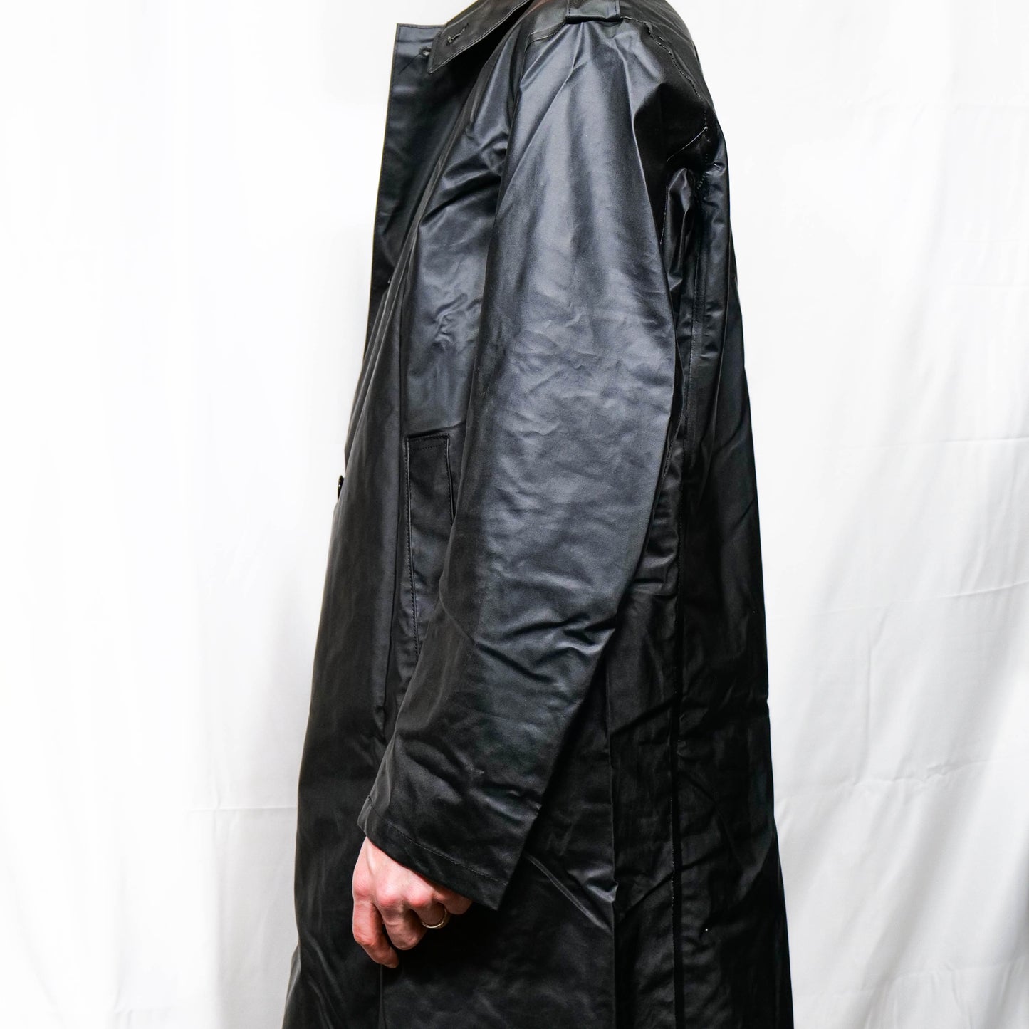 European 1960s Rubberised Rain Mac