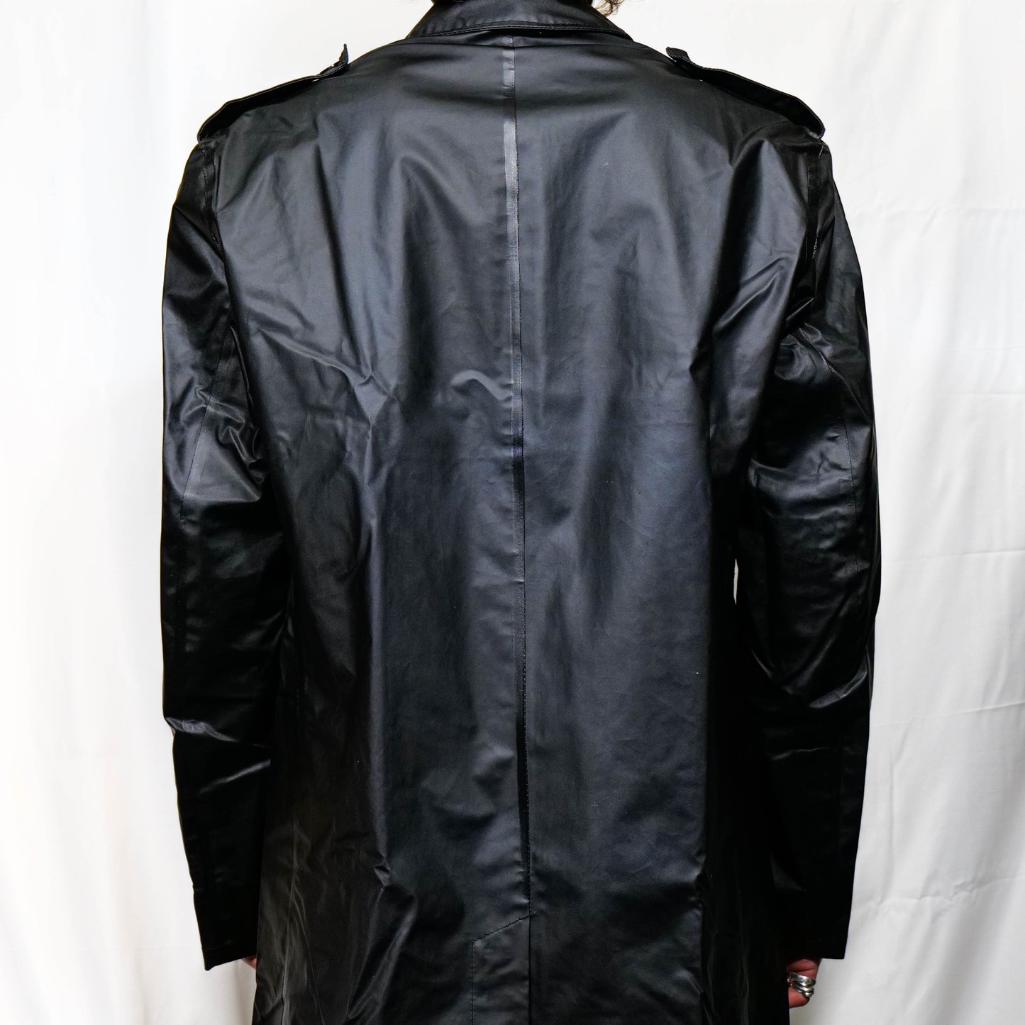 European 1960s Rubberised Rain Mac