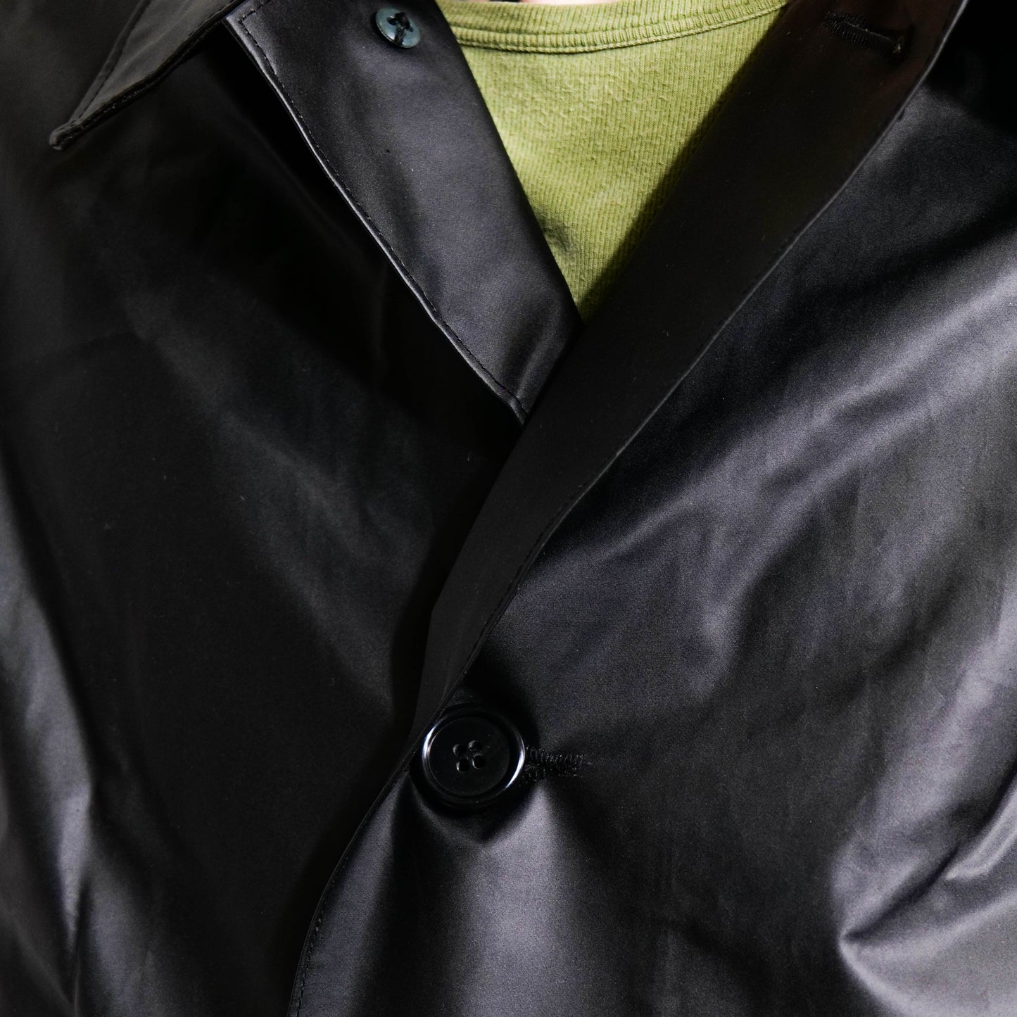 European 1960s Rubberised Rain Mac