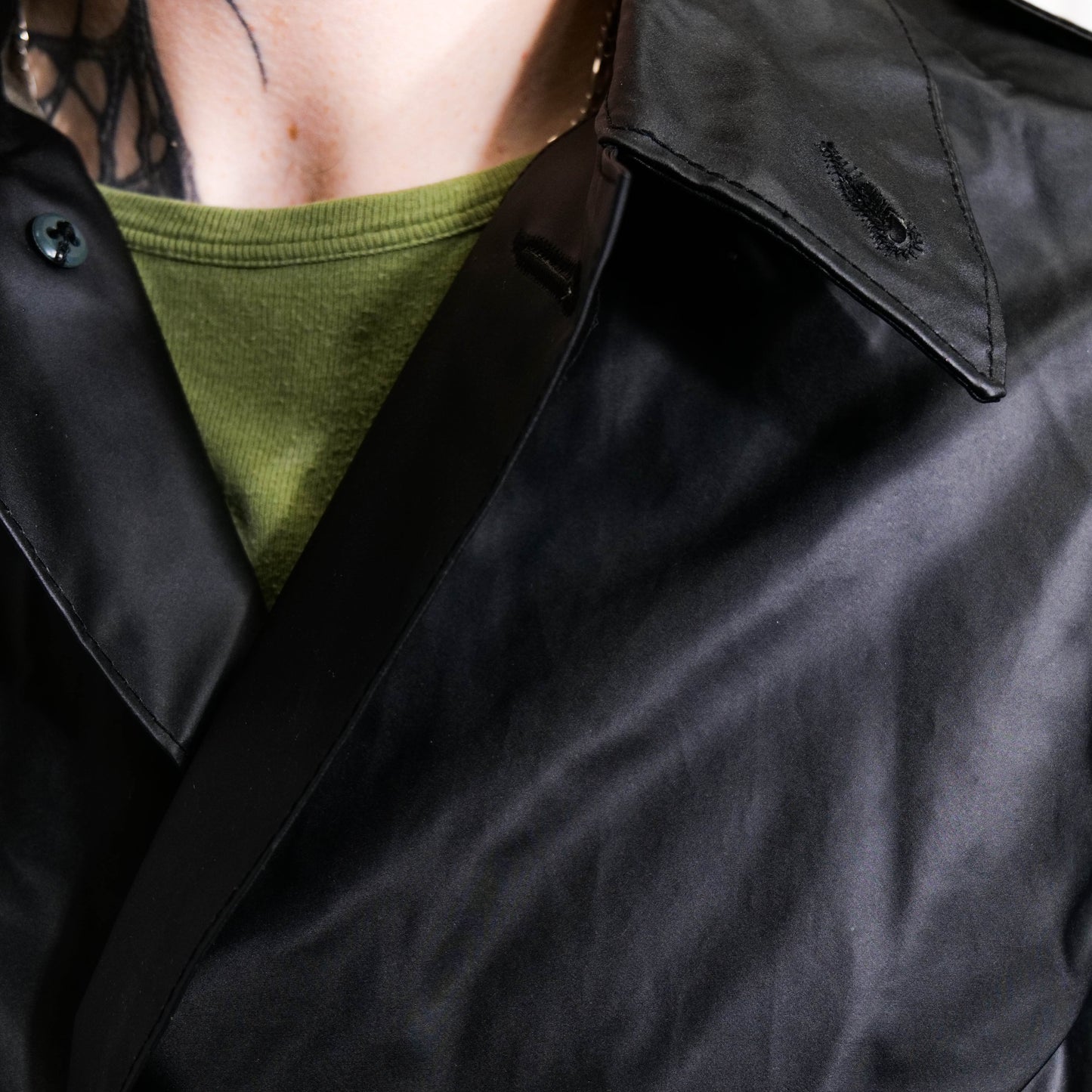 European 1960s Rubberised Rain Mac