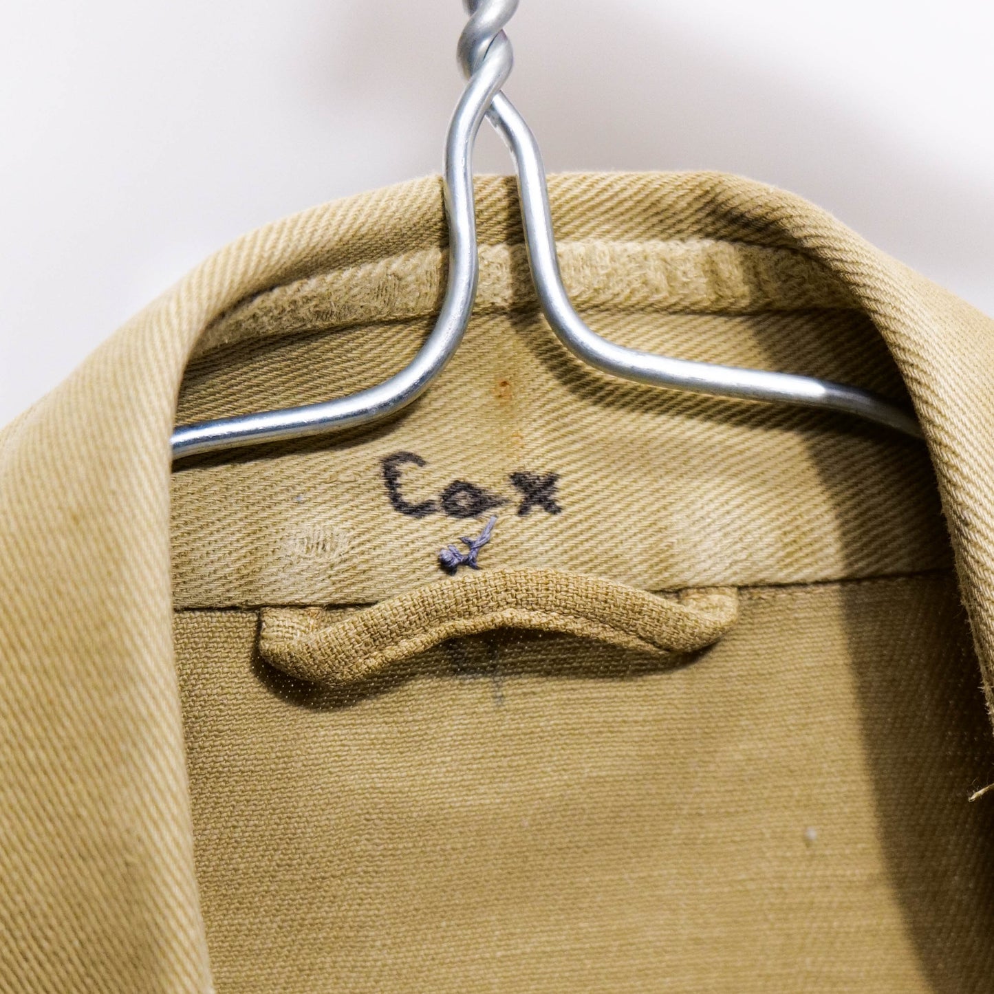 British WW2 Khaki Drill Shirt With Horn Buttons