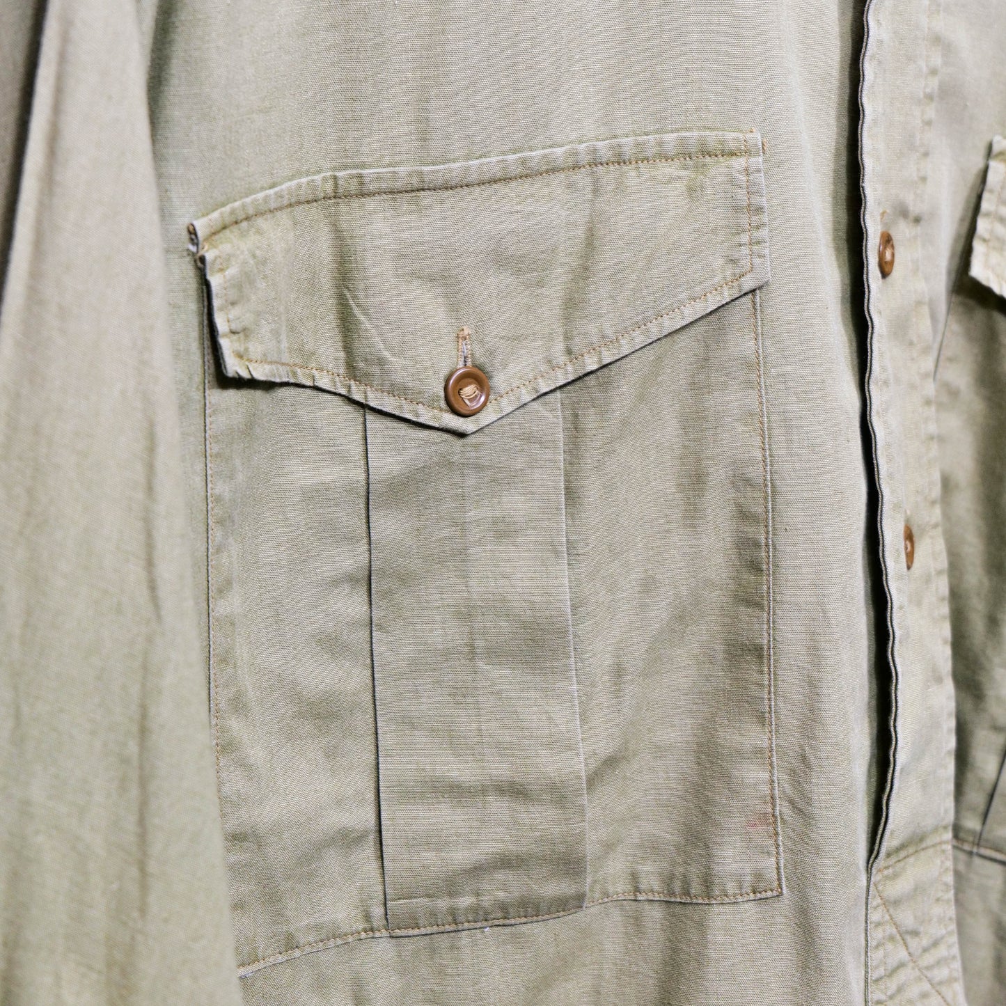 British Army 1940s Cotton Officers Shirt