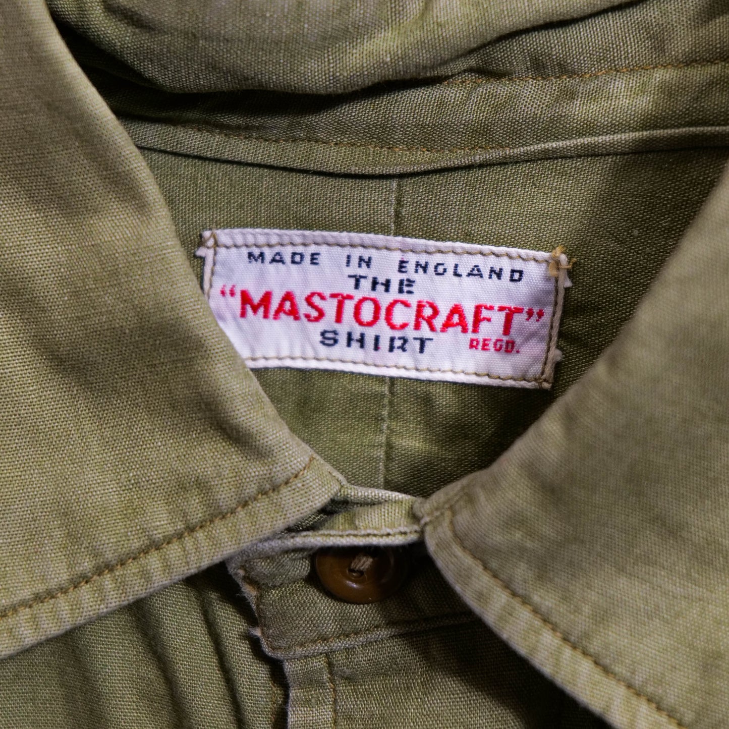 British Army 1940s Cotton Officers Shirt