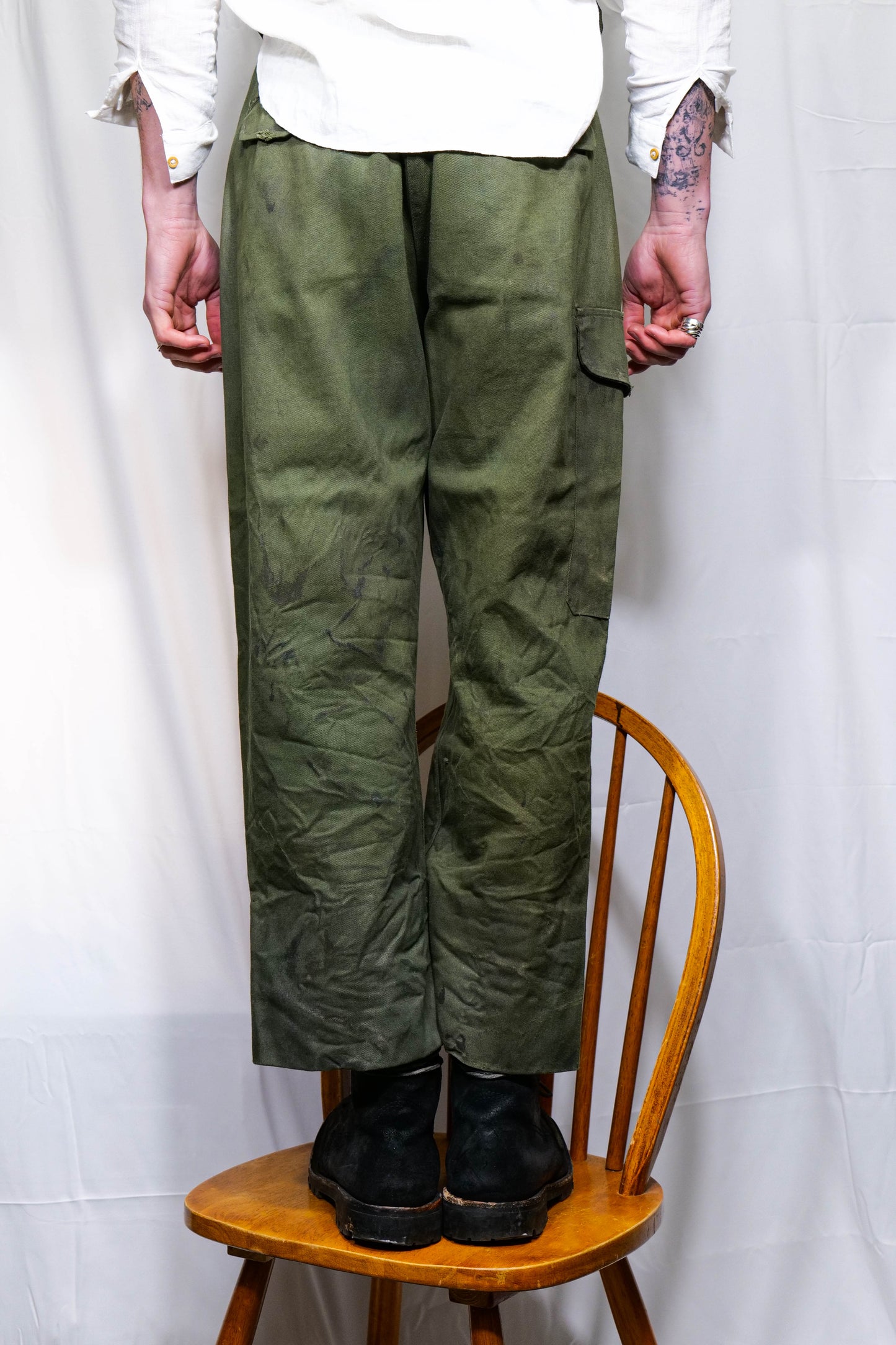 WW2 British Army Jungle Green Ghurka Waist Trousers