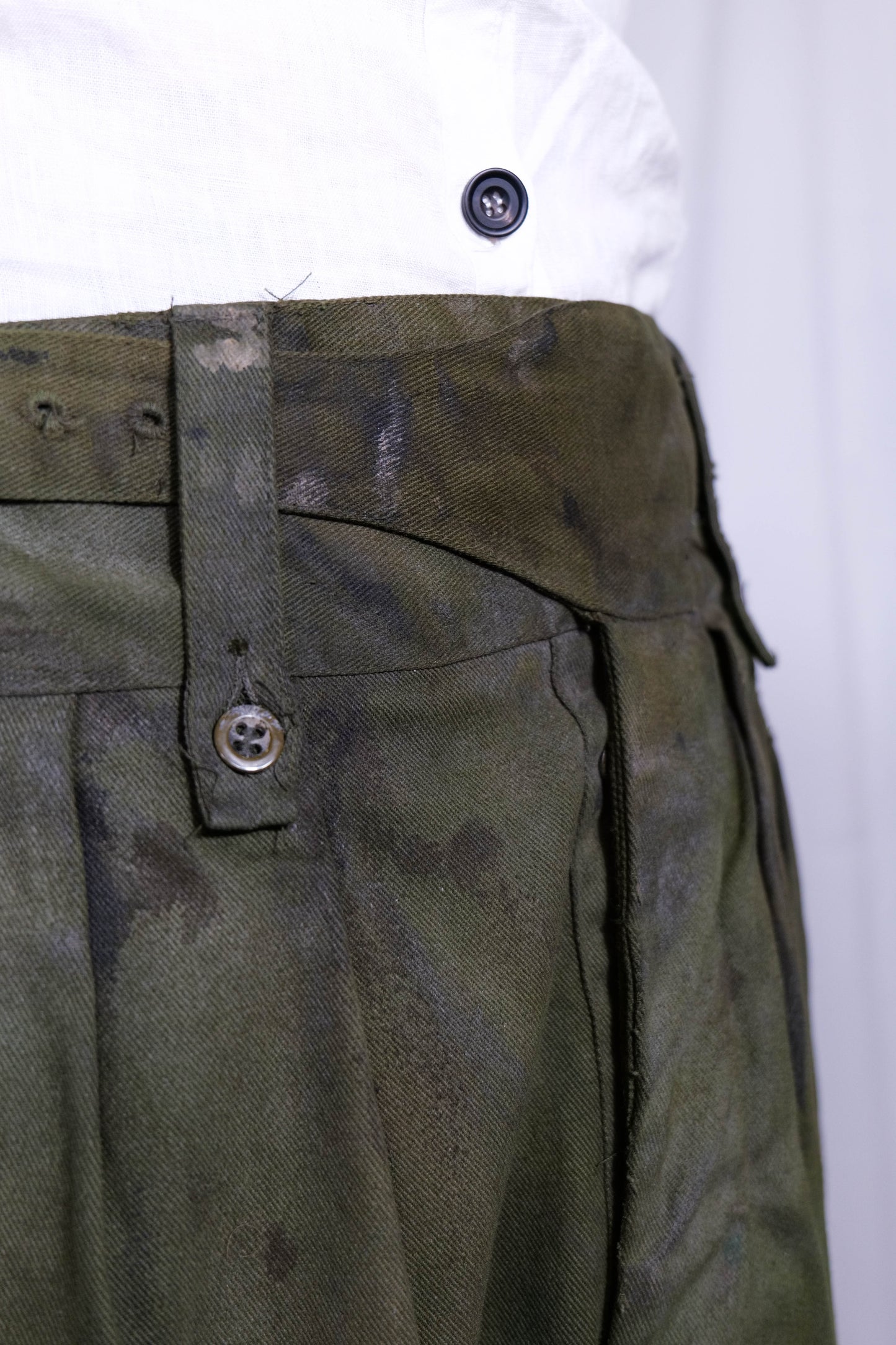 WW2 British Army Jungle Green Ghurka Waist Trousers