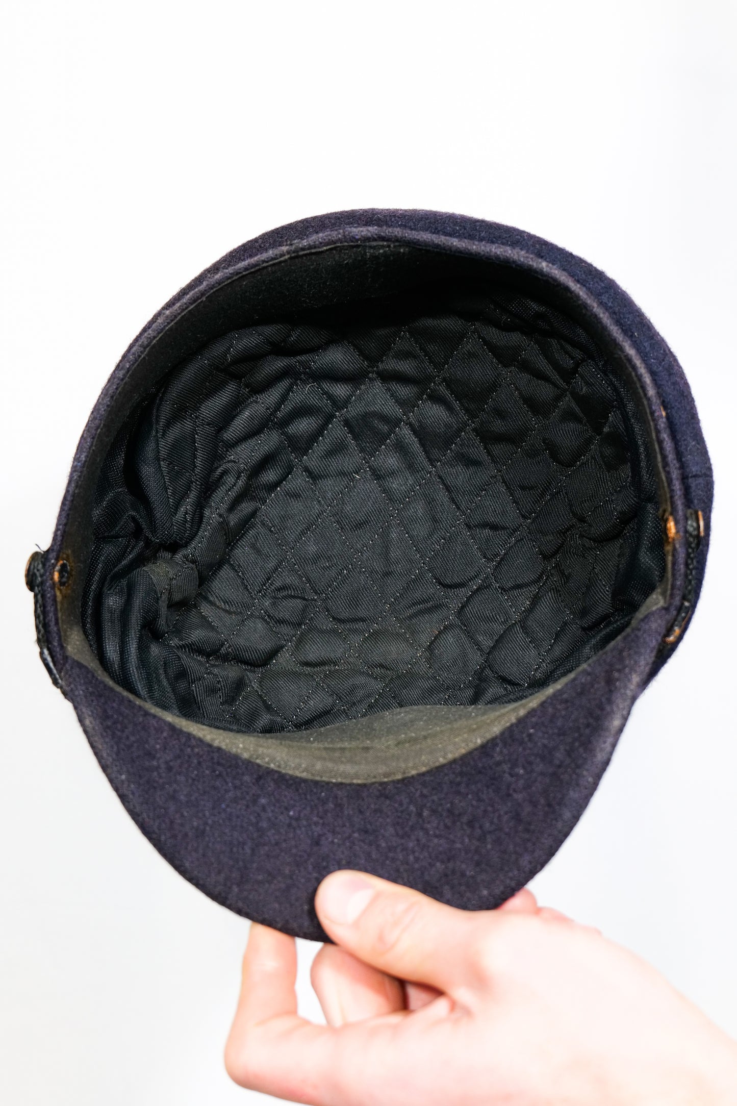 1940s Rayon Lined Naval Woolen Cap