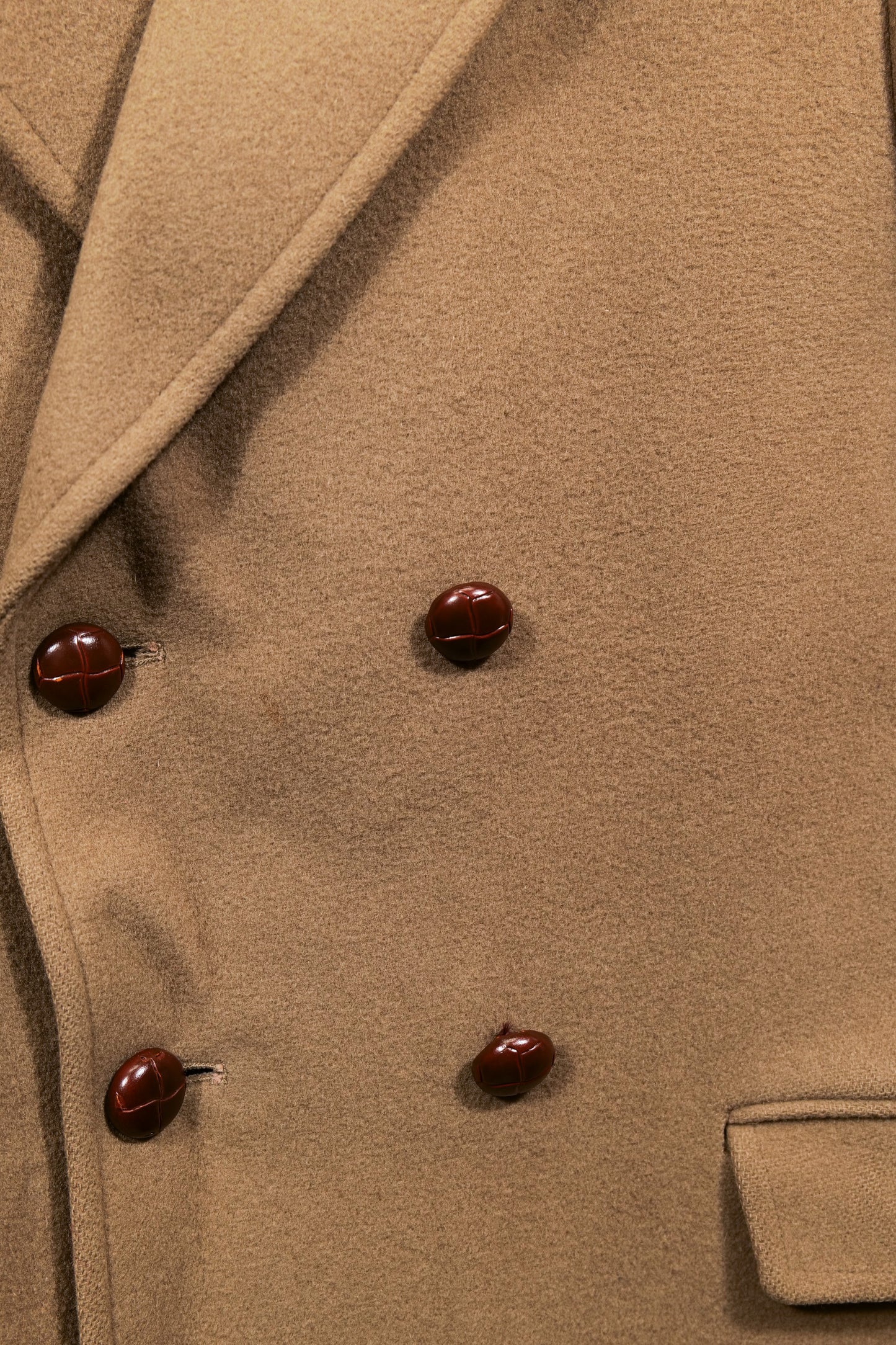 British 1970s Double Breasted Overcoat By "Maculette"