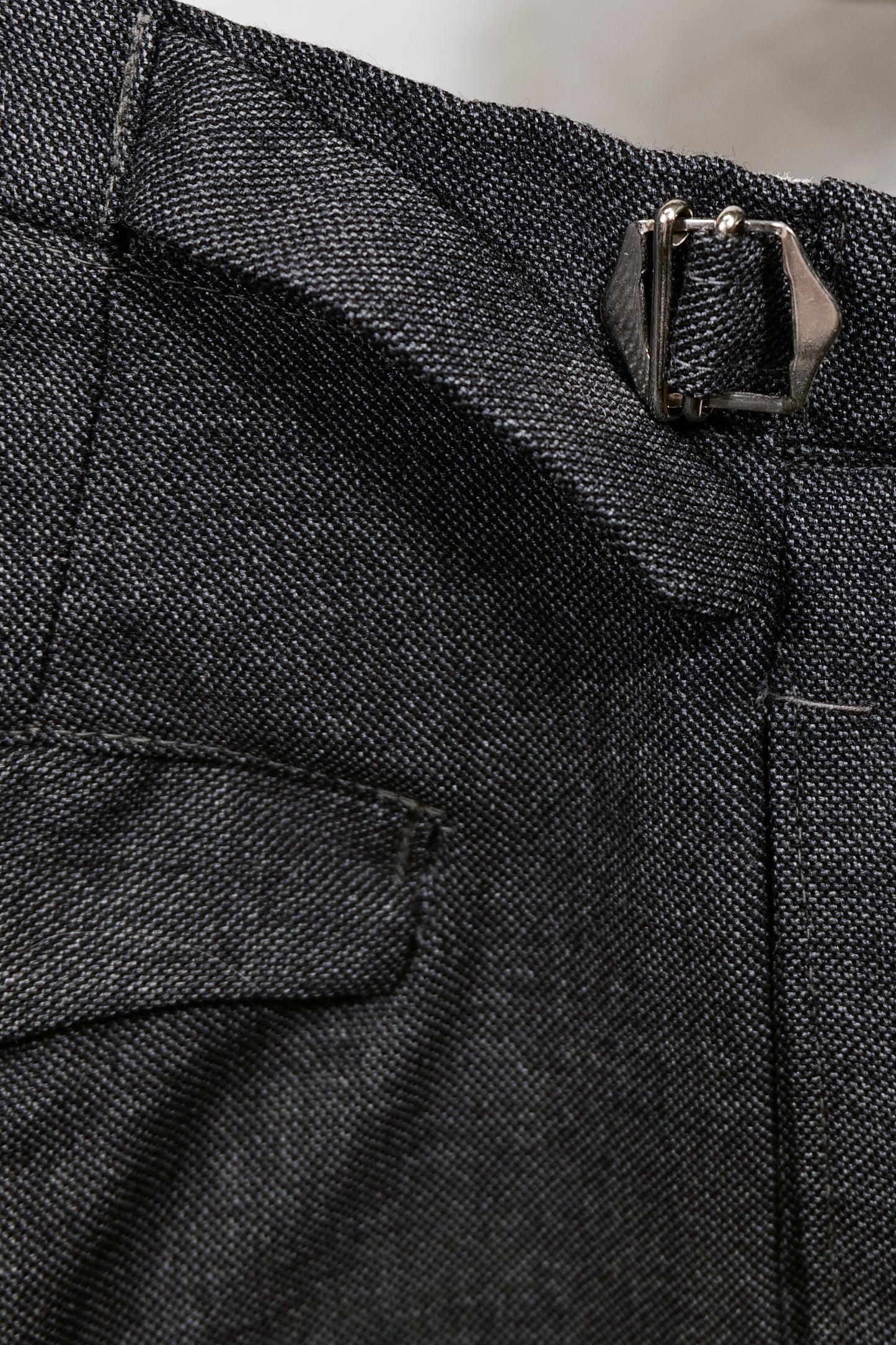 British 1940s Barathea Dot Weave Peak Lapel DB