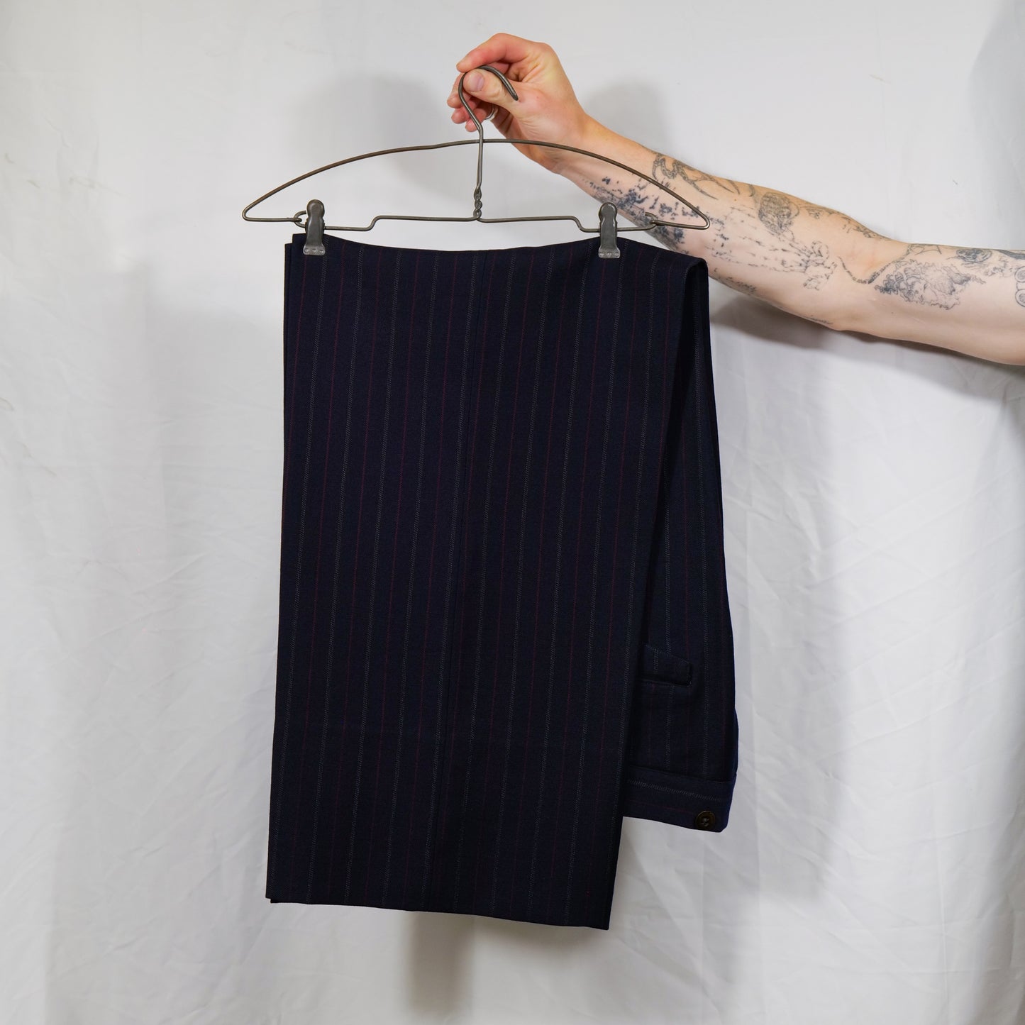 British 1930s Two Piece Suit With Wide 11.5” hems