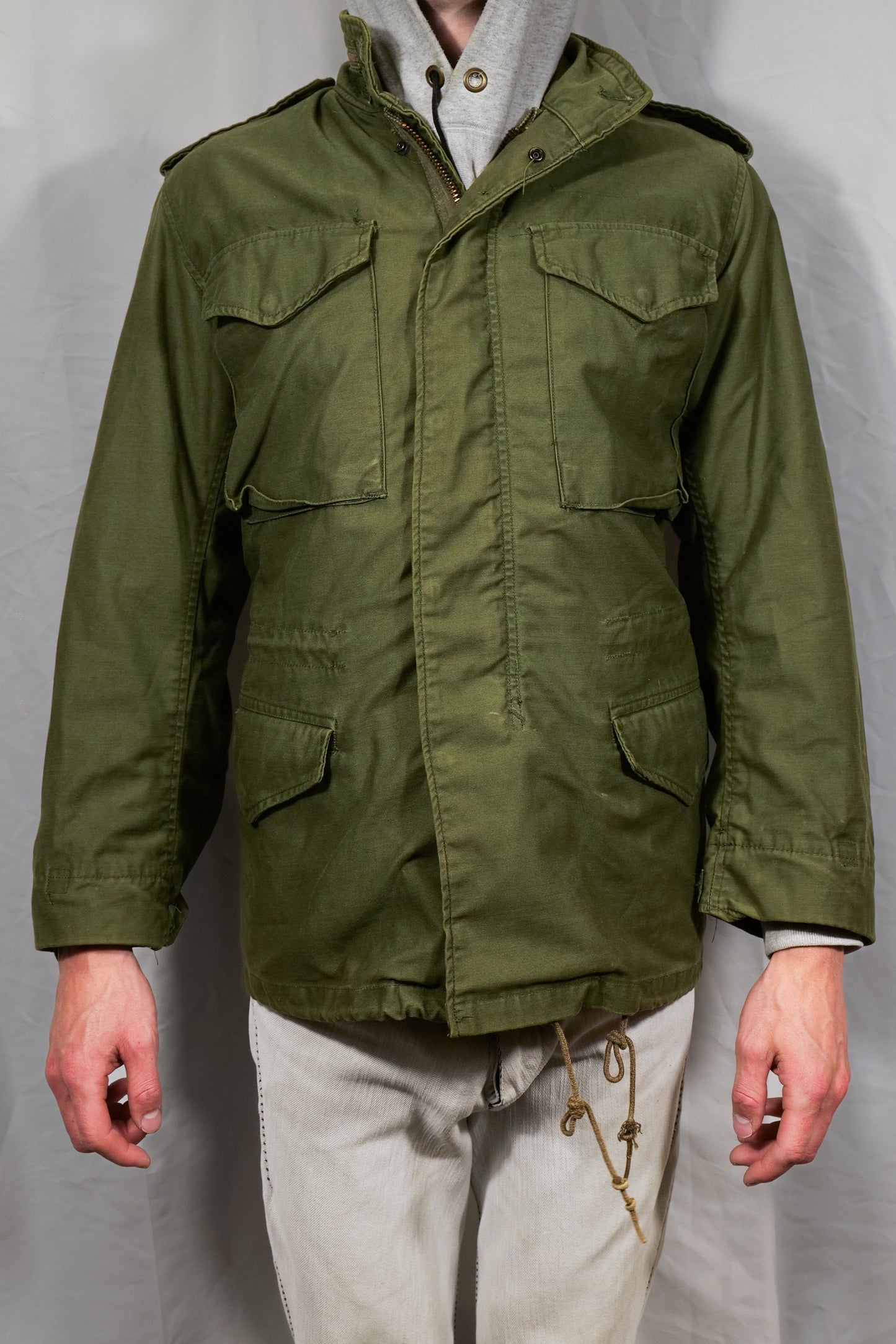 US Army M65 Field Jacket With Double Scovill Zippers