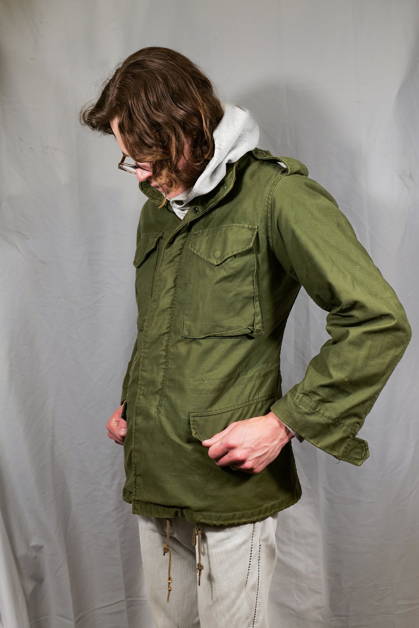 US Army M65 Field Jacket With Double Scovill Zippers