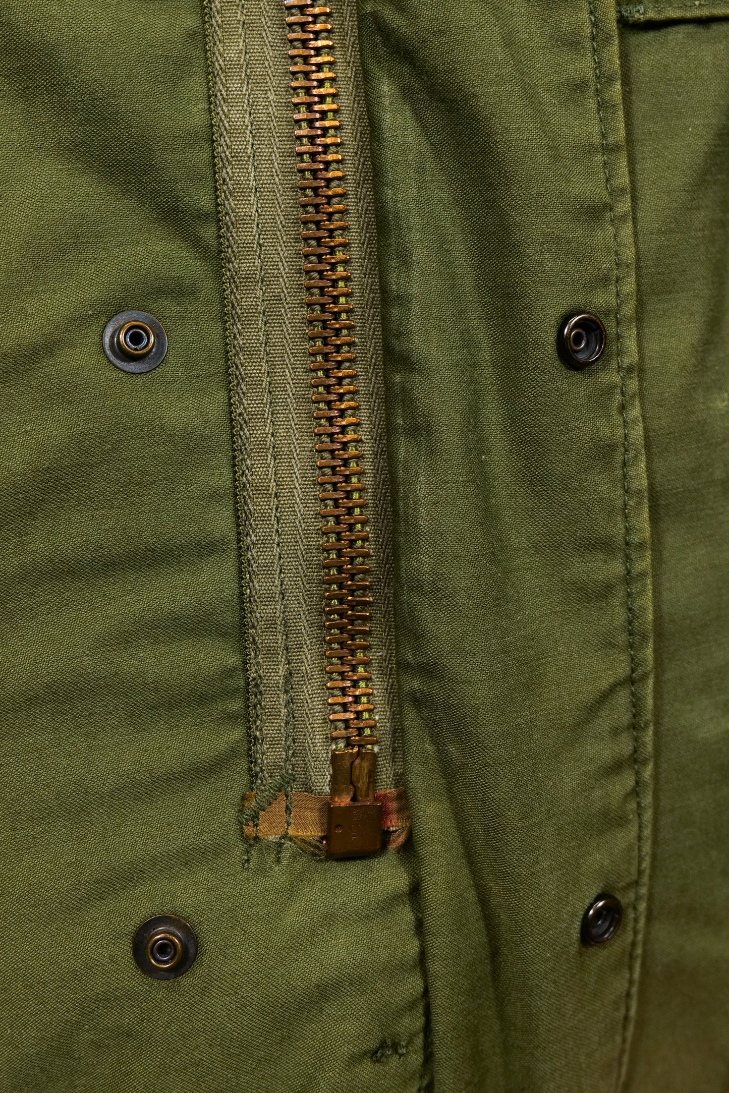 US Army M65 Field Jacket With Double Scovill Zippers