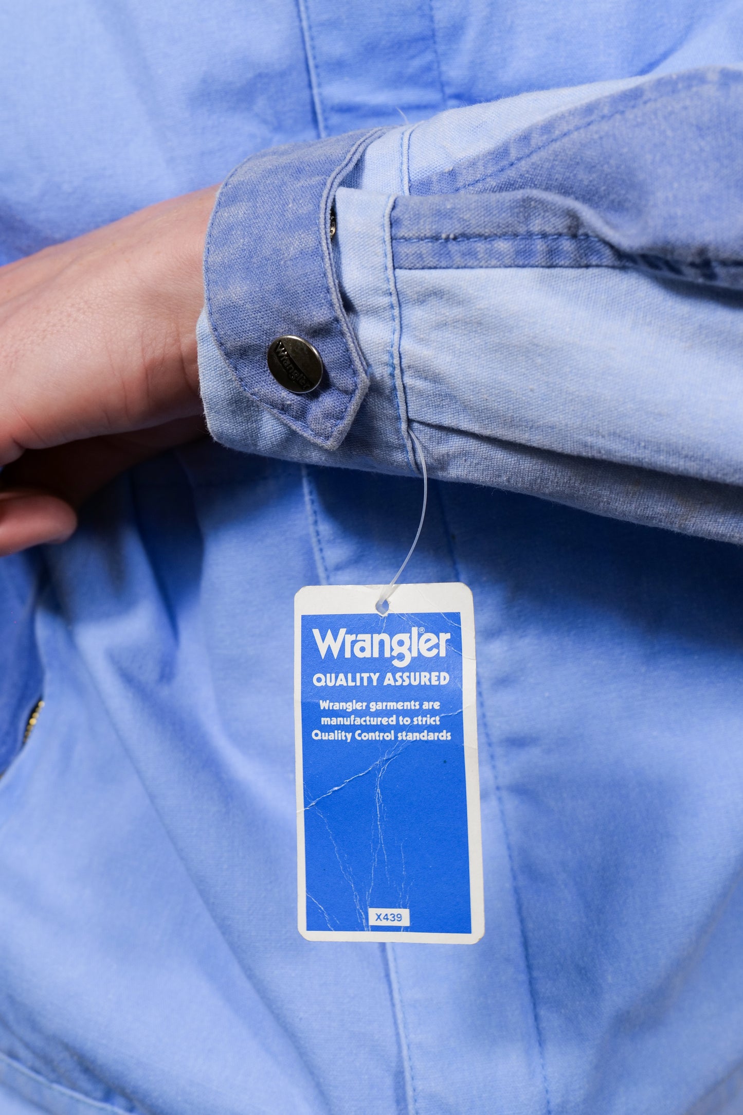Deadstock 1980s Wrangler Racing Jacket Made In Hong Kong