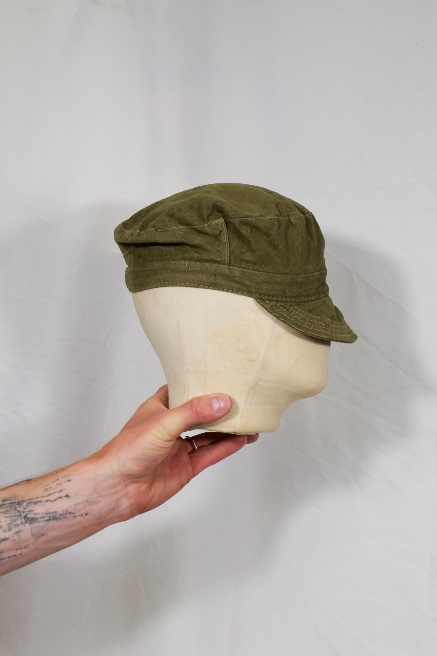 1940s Denim Baker Styler Cap