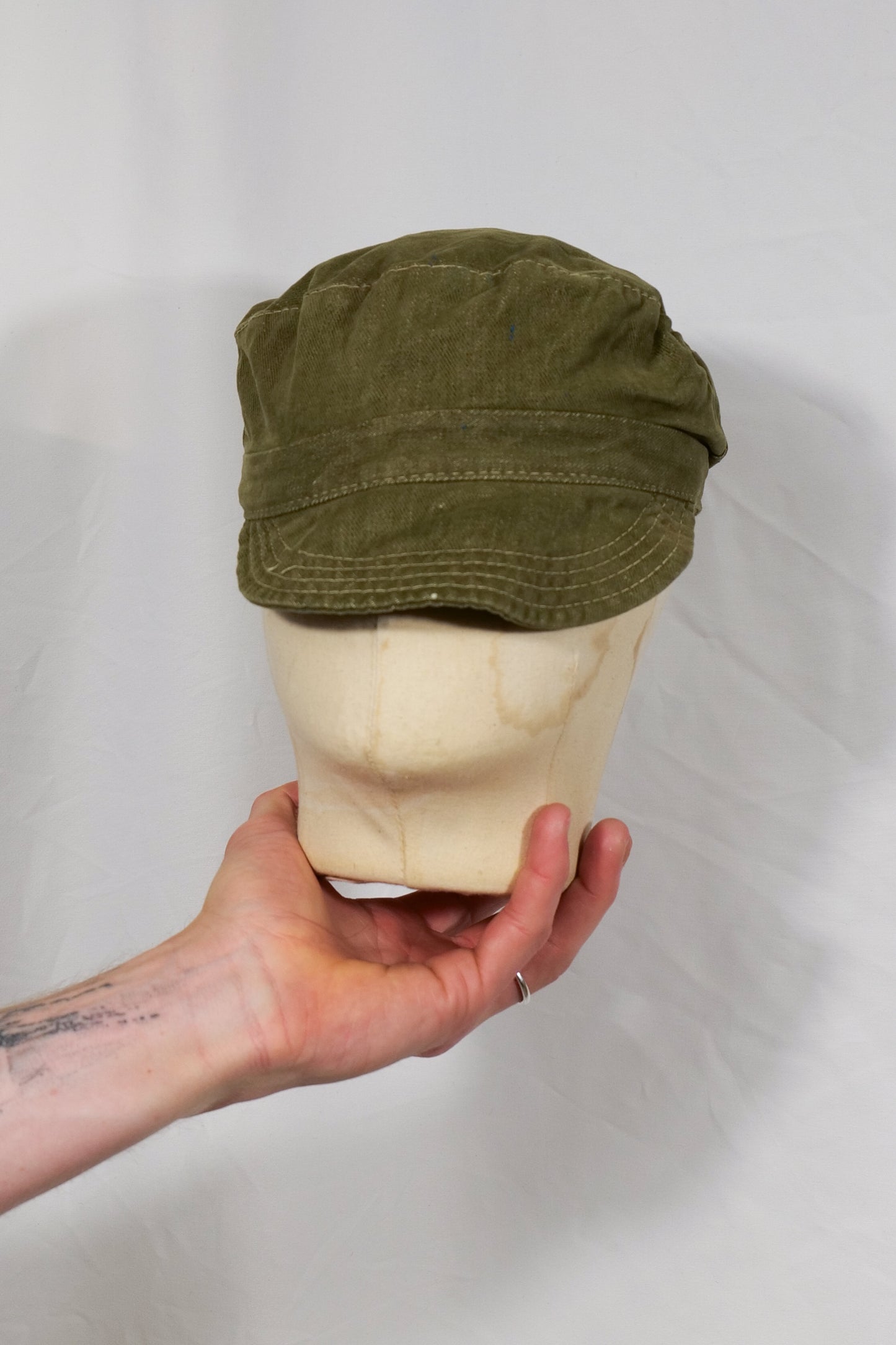 1940s Denim Baker Styler Cap