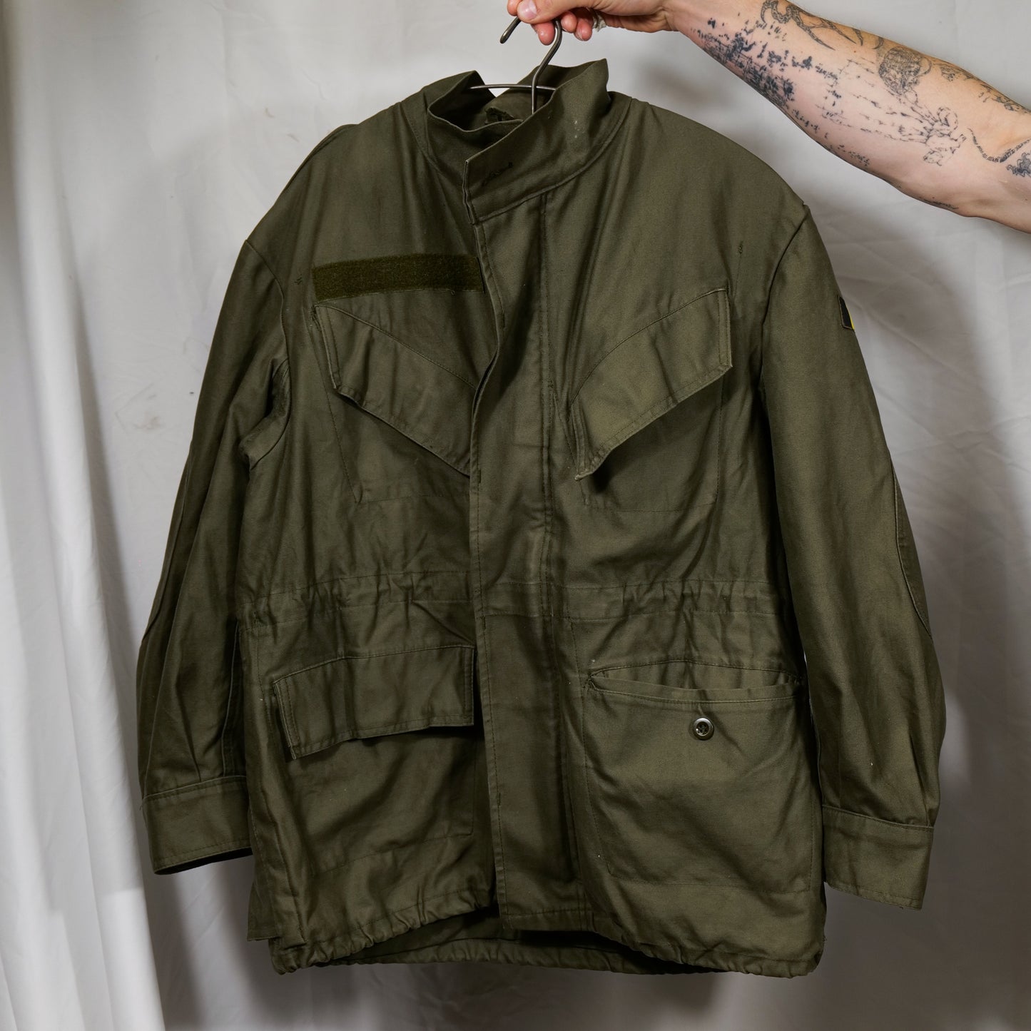 Belgian Army Back Pocket Jacket 1980s 1990s