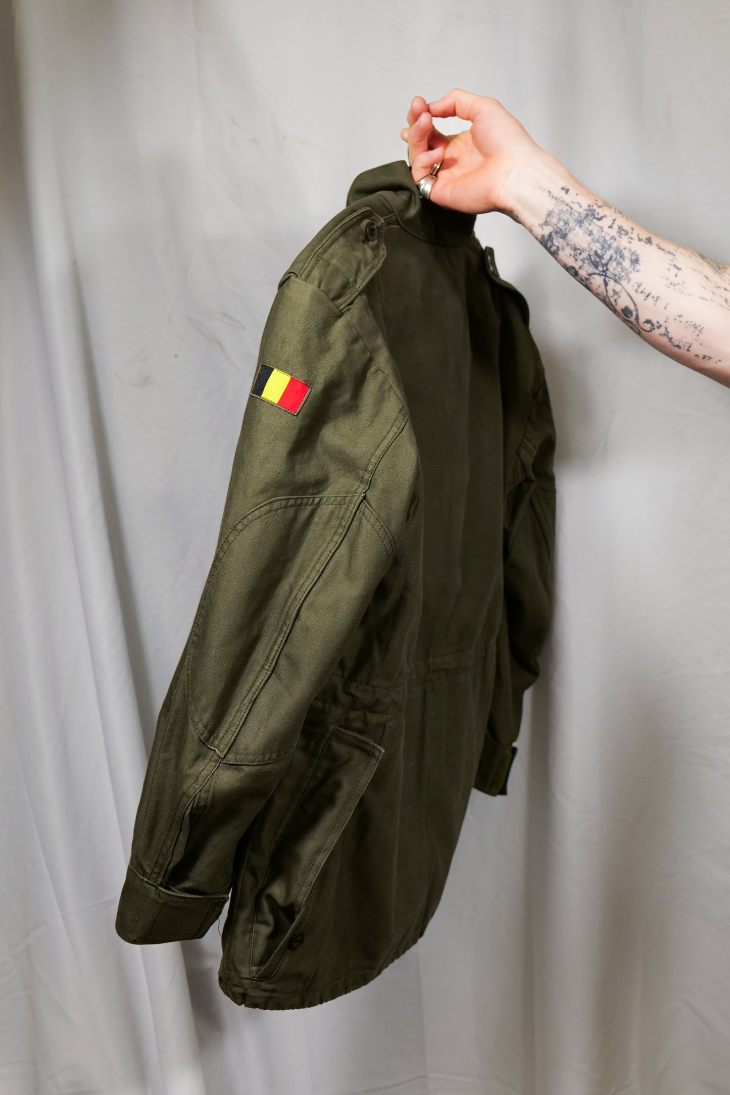 Belgian Army Back Pocket Jacket 1980s 1990s