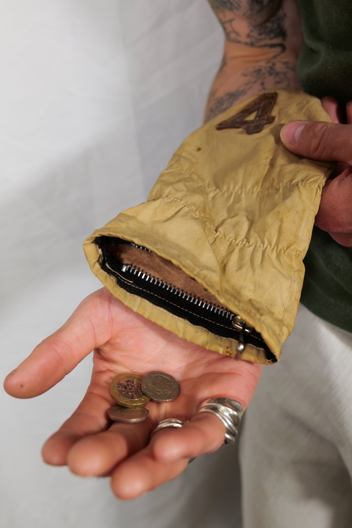 Rare British 1930s Golf Club Sock Converted Coin Purse