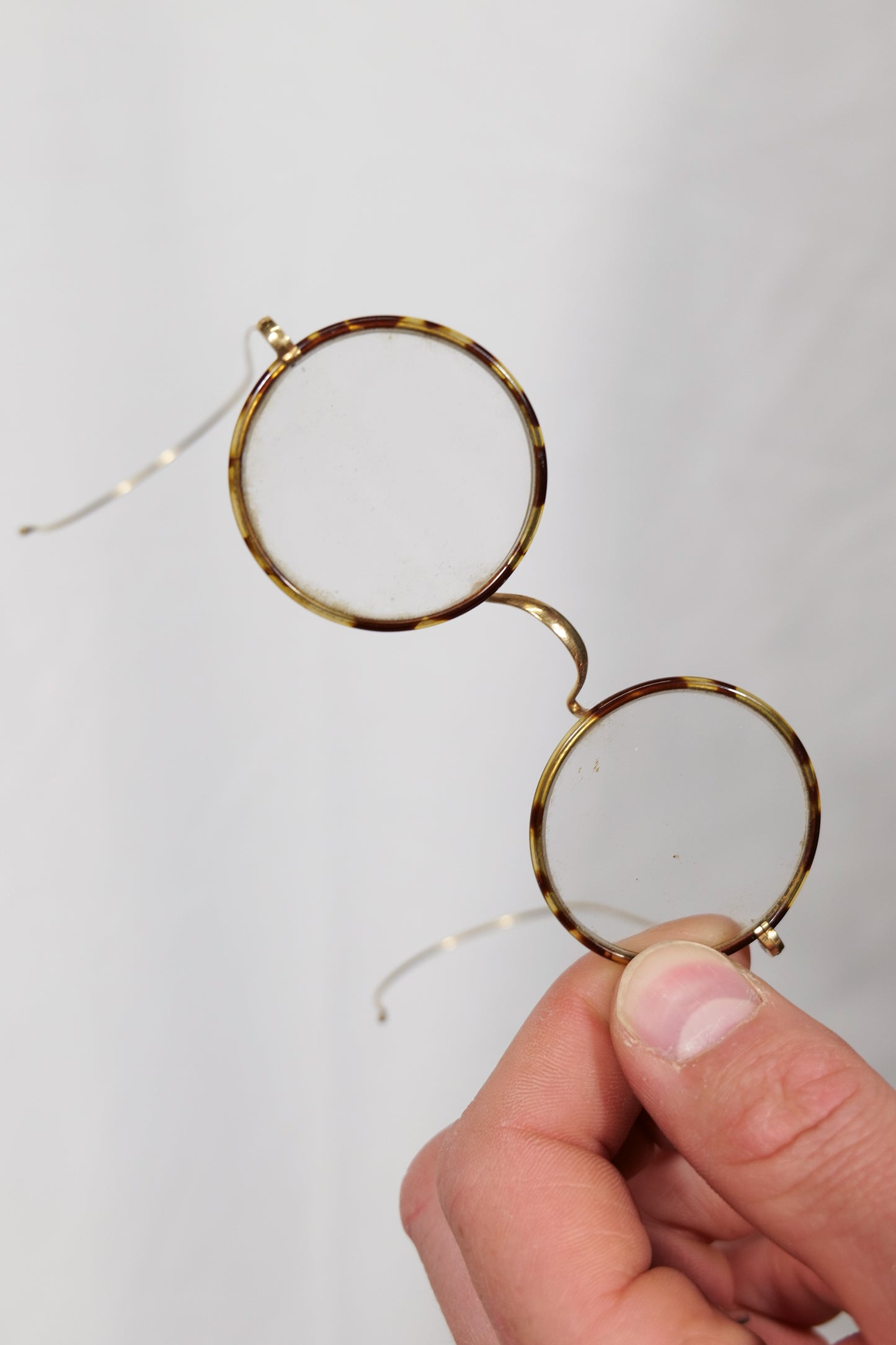 Early Circa 1890s-1920s Gents Spectacle Glasses