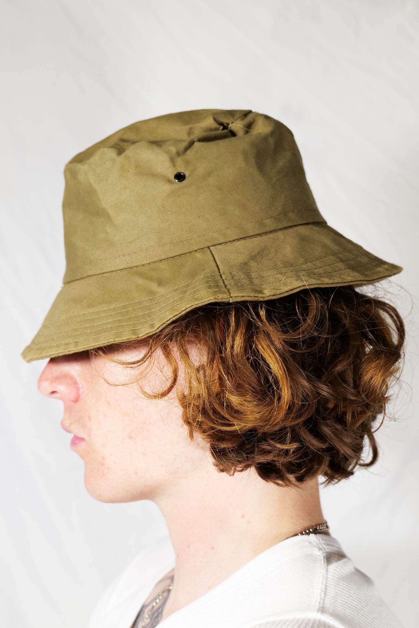 British Army 1940s Cotton Drill Bucket Hat 55-56CM