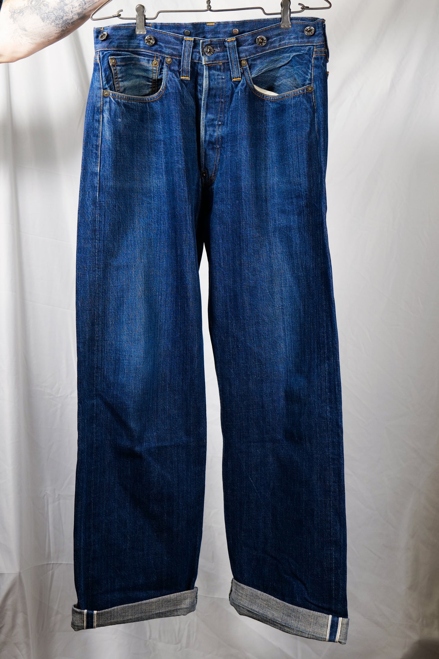 Levi's LVC 1922 201 Made In USA Selvedge Denim Jeans Wide Fit