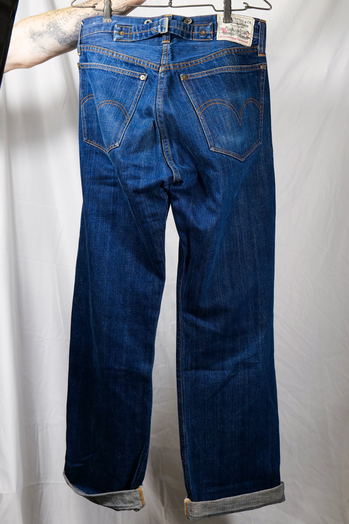 Levi's LVC 1922 201 Made In USA Selvedge Denim Jeans Wide Fit