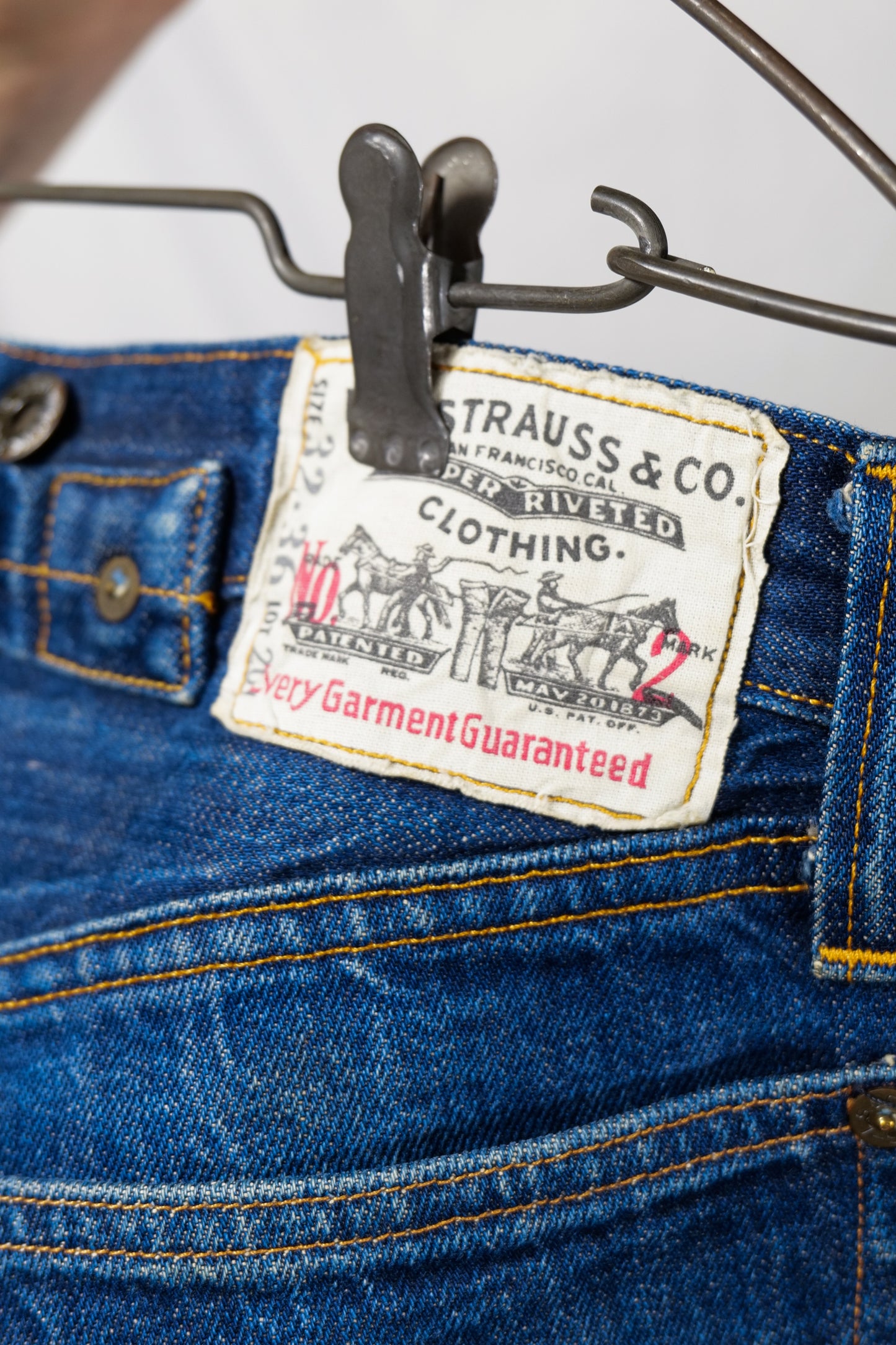 Levi's LVC 1922 201 Made In USA Selvedge Denim Jeans Wide Fit
