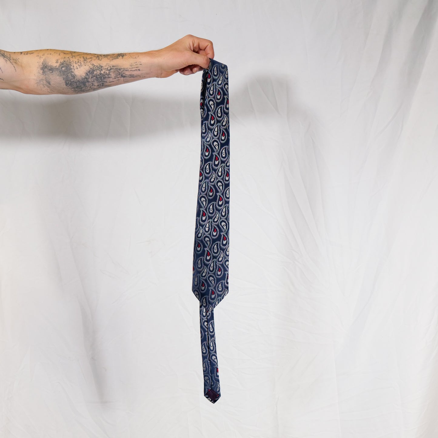 1980s Made In The UK Pierre Cardin Paris Crazy Deco Tie