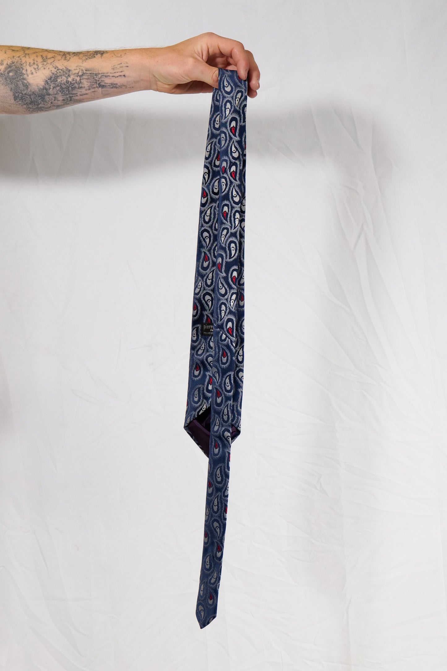 1980s Made In The UK Pierre Cardin Paris Crazy Deco Tie