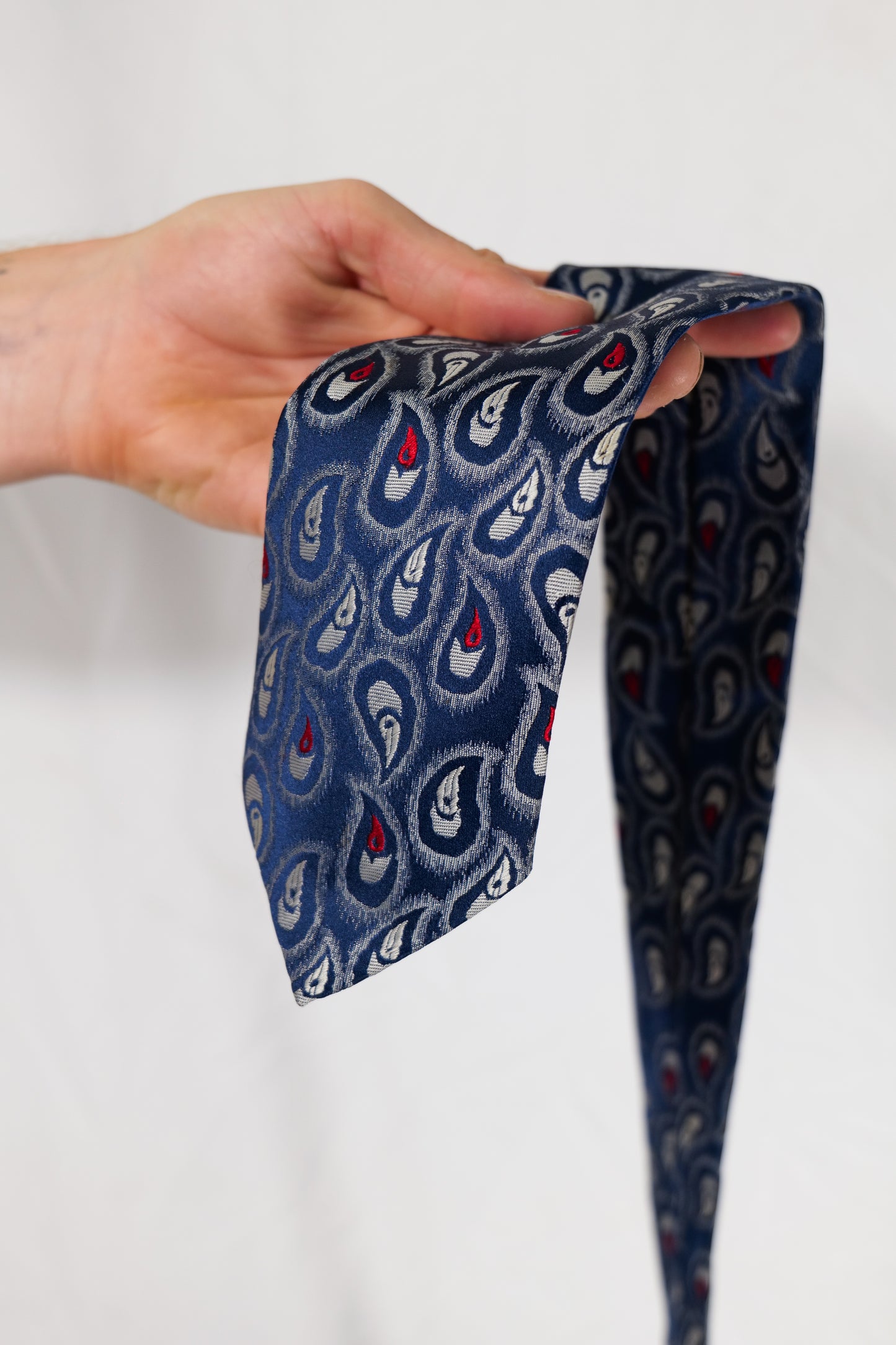 1980s Made In The UK Pierre Cardin Paris Crazy Deco Tie